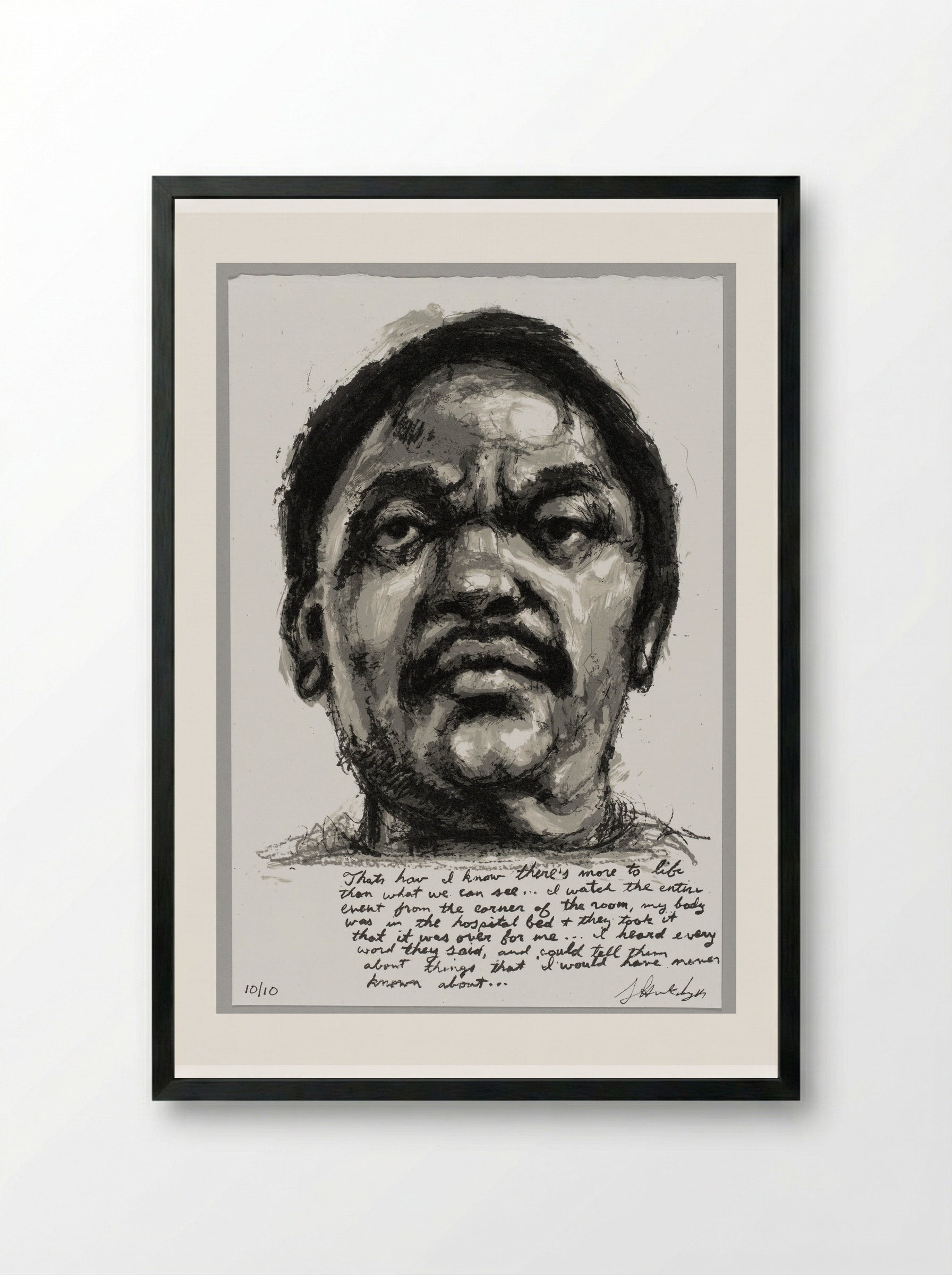 99% NO.25 Jerome - Sedrick Huckaby - Framed Print Black