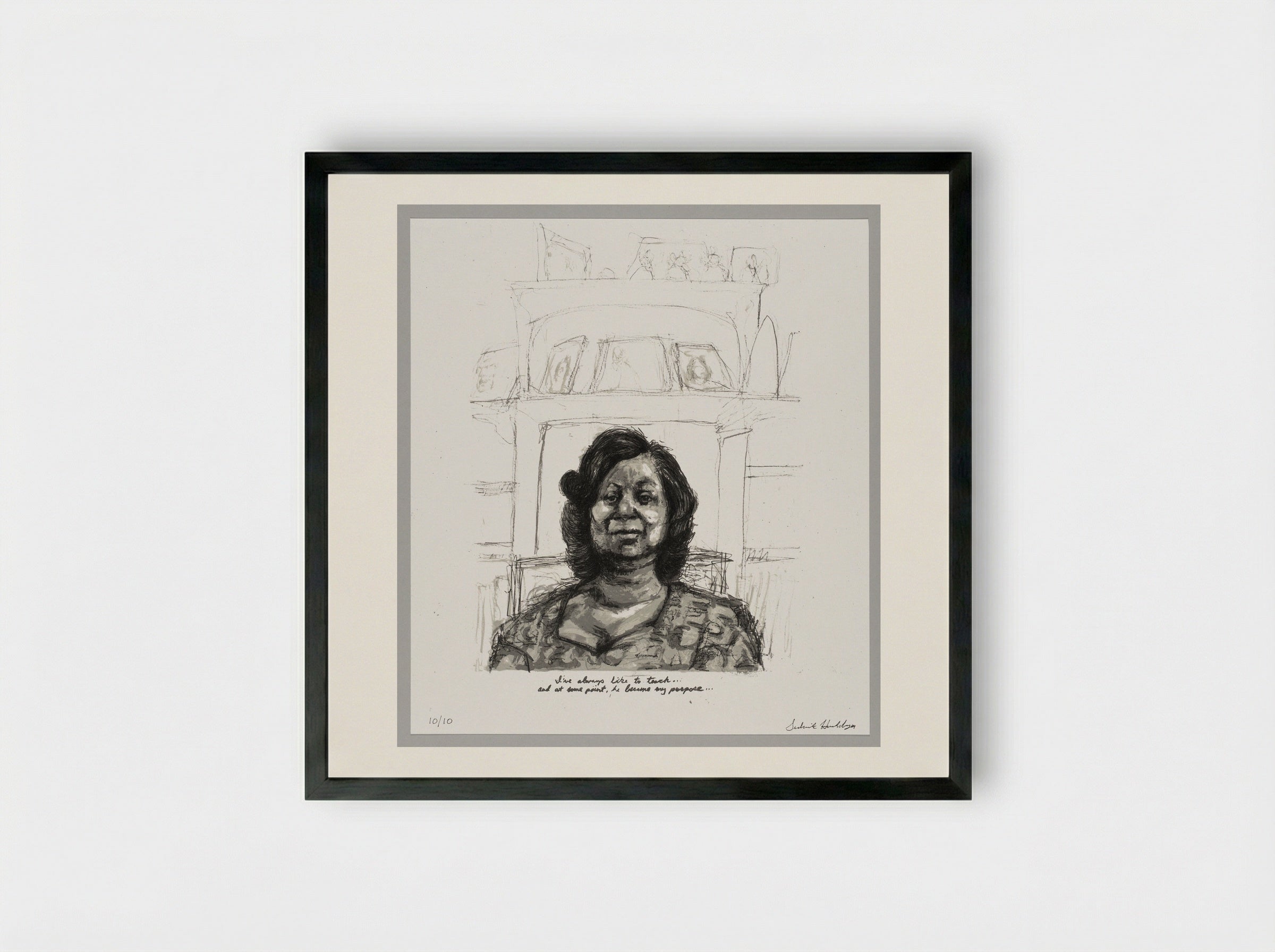 99% NO.23 Next Door Neighbor - Sedrick Huckaby - Framed Print Black