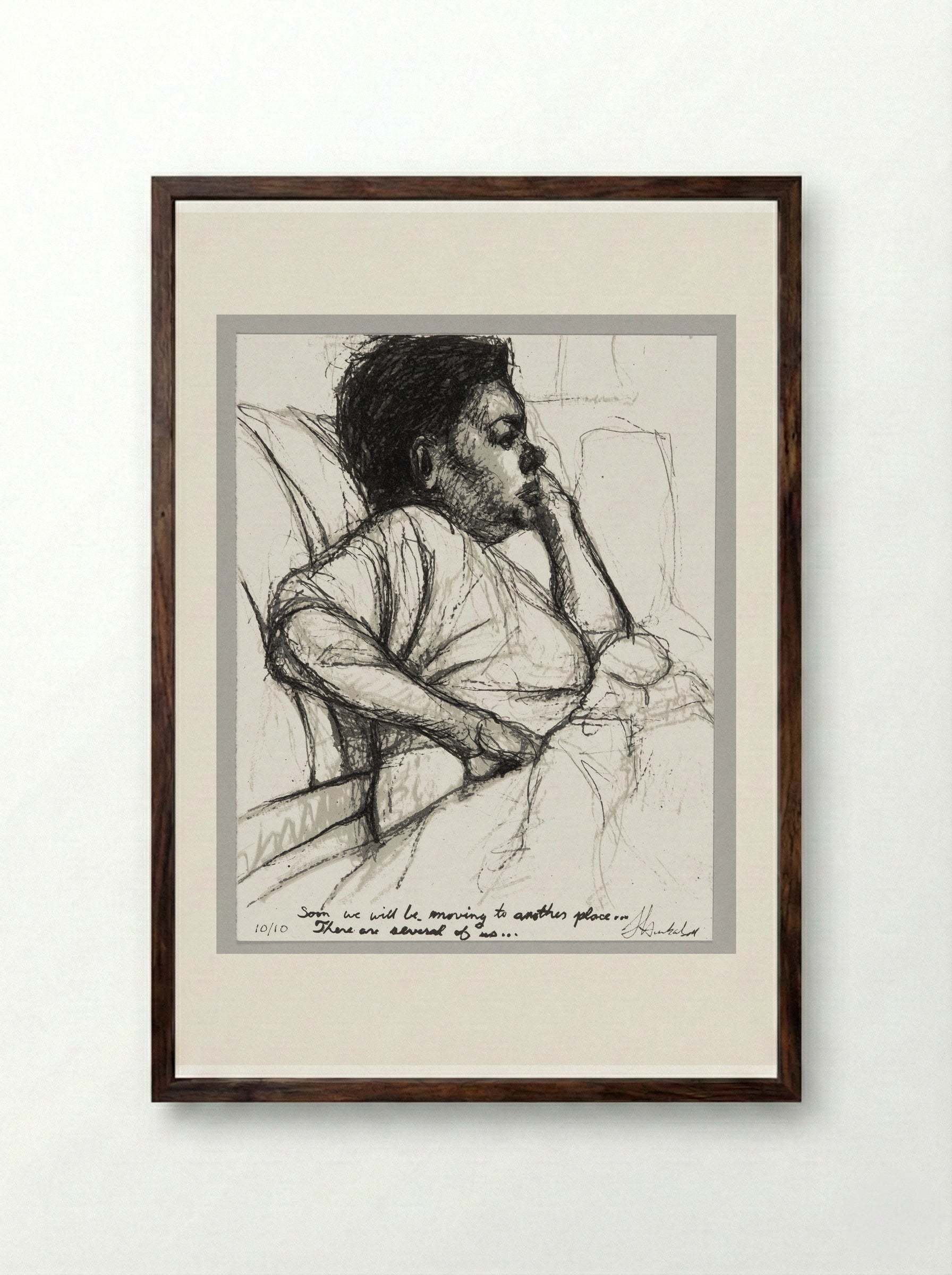 99% NO.72 Kesha - Sedrick Huckaby - Framed Print Dark Wood