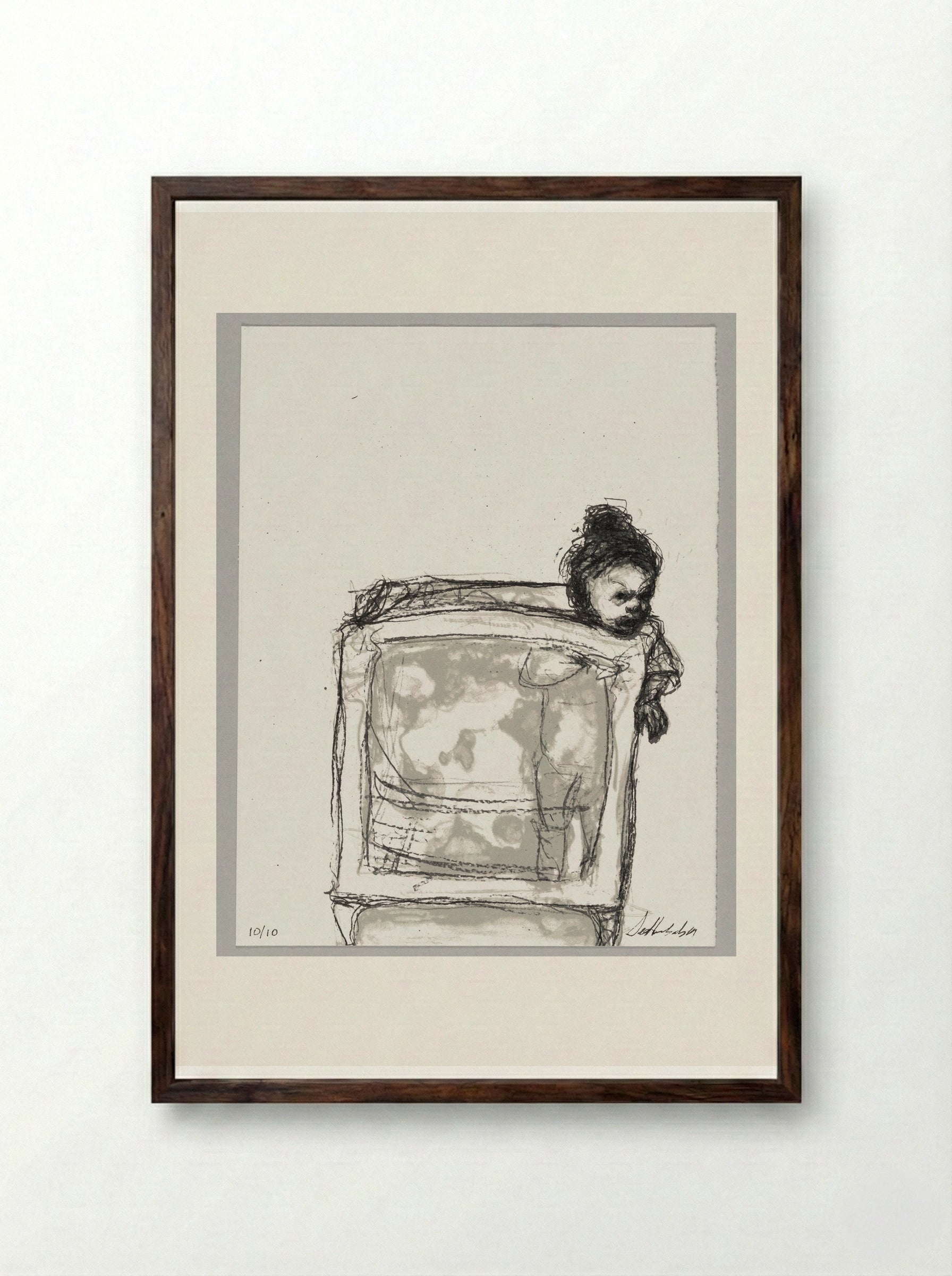 99% NO.81 - Sedrick Huckaby - Framed Print Dark Wood