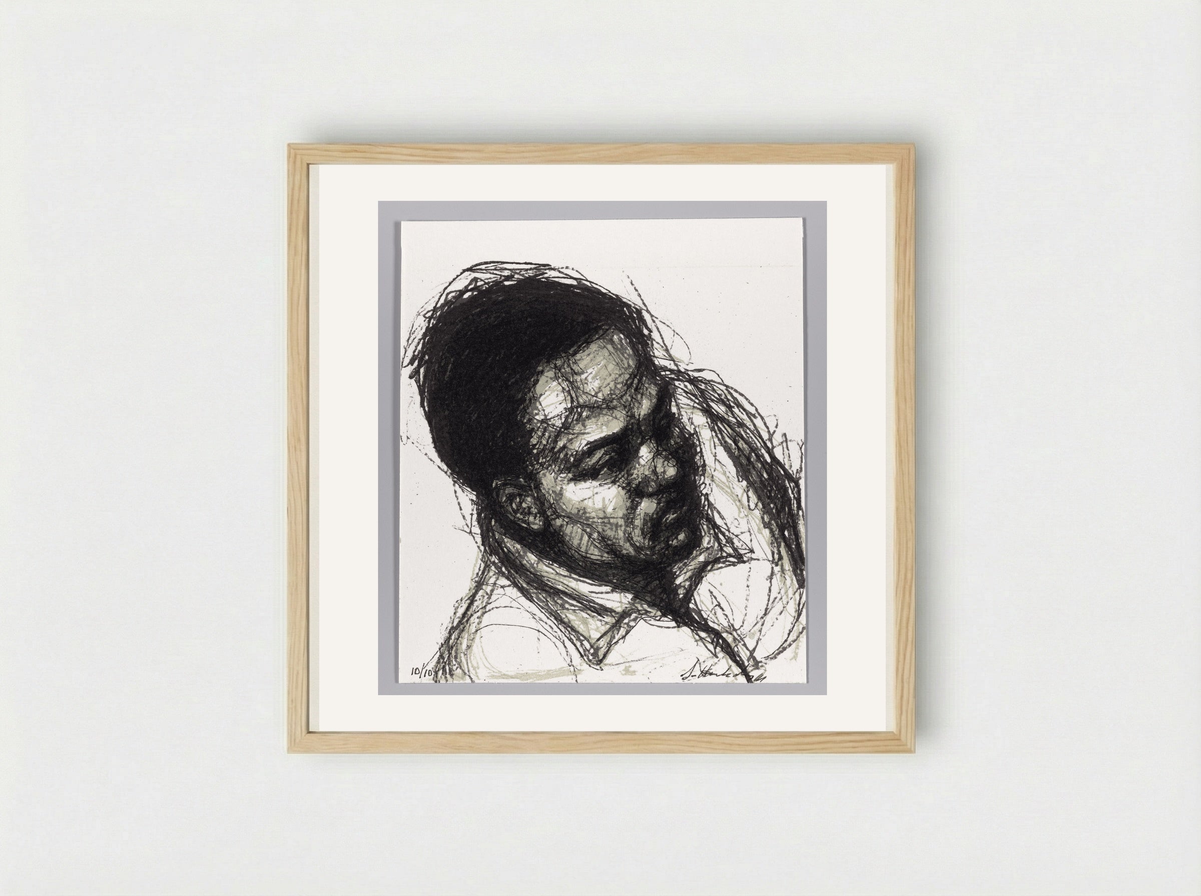 99% NO.30 Roy L - Sedrick Huckaby - Framed Print Wood