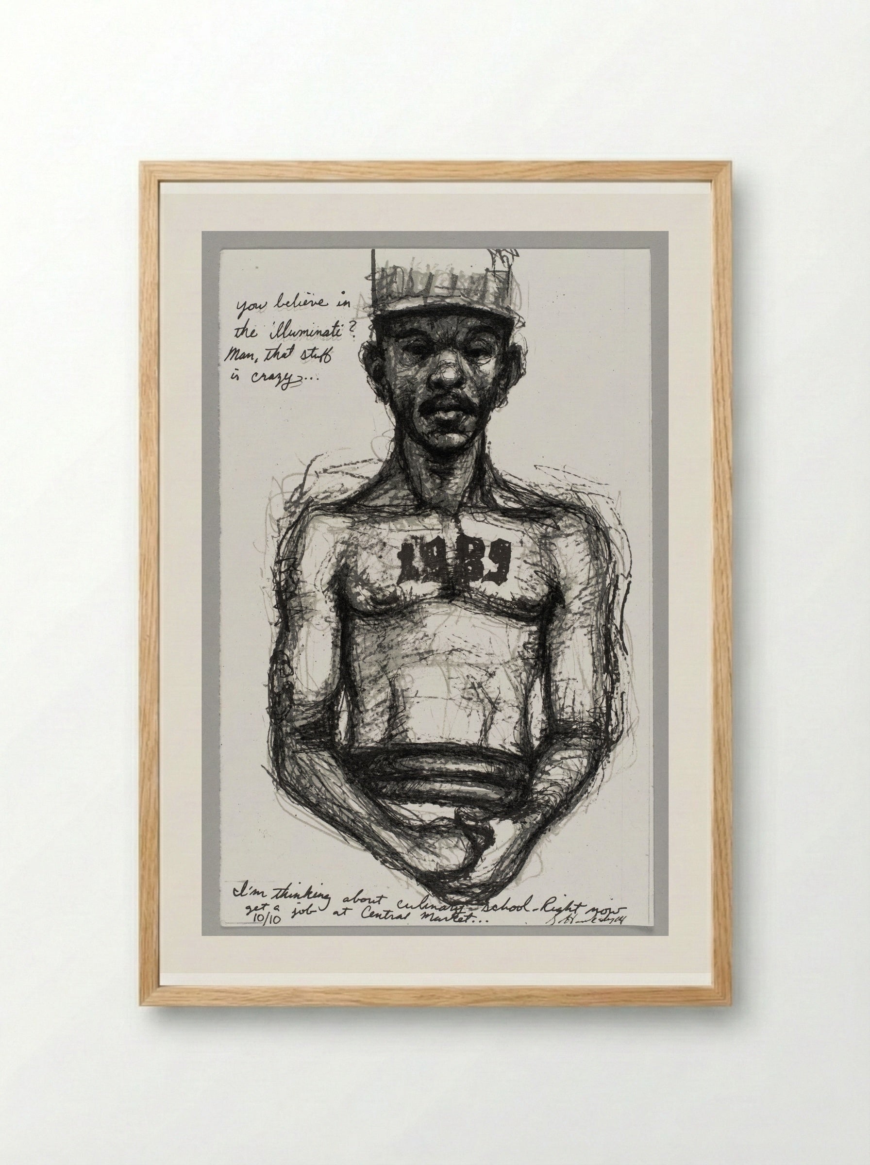 99% NO.12 DJ - Sedrick Huckaby - Framed Print Wood