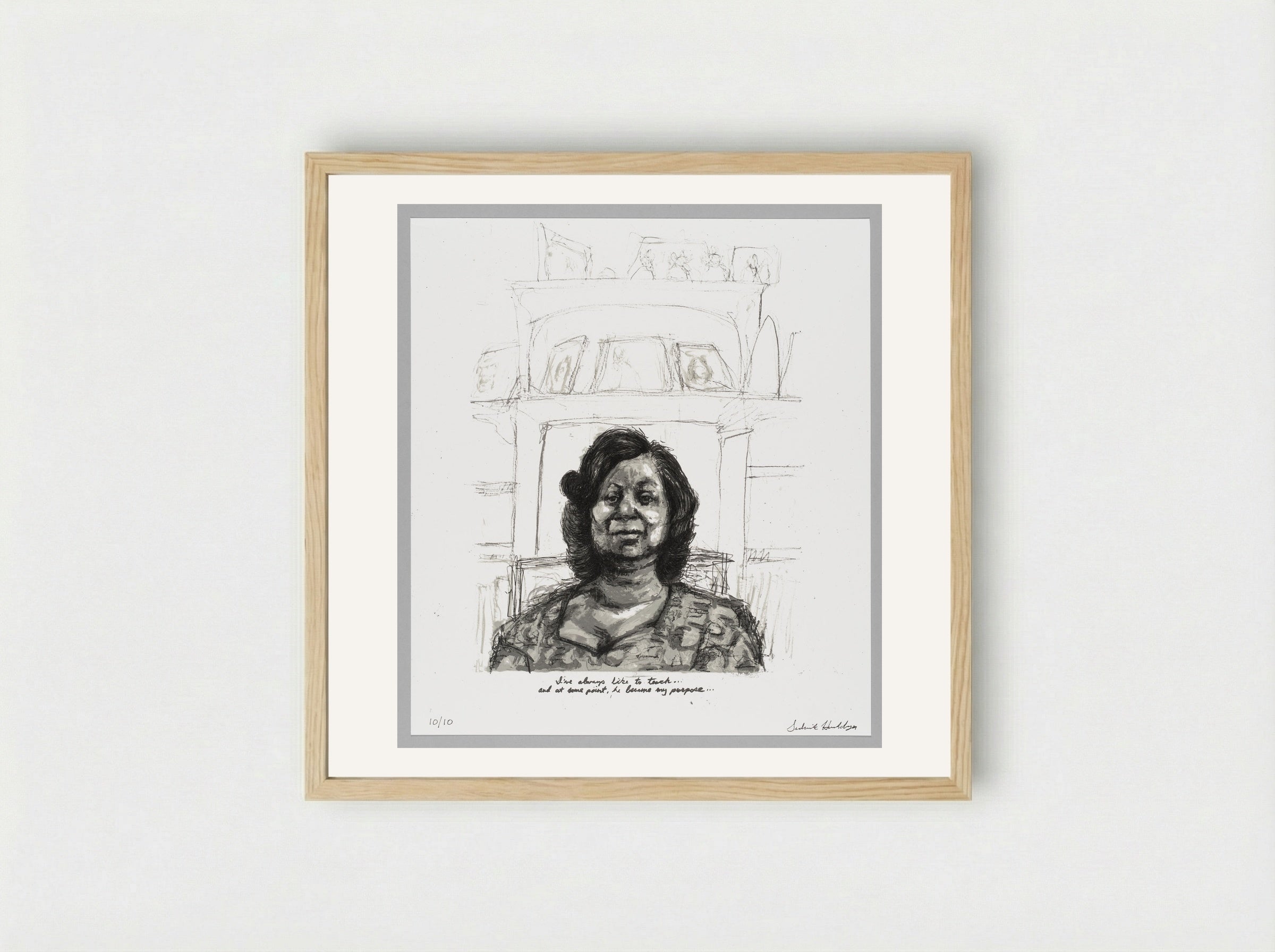 99% NO.23 Next Door Neighbor - Sedrick Huckaby - Framed Print Wood