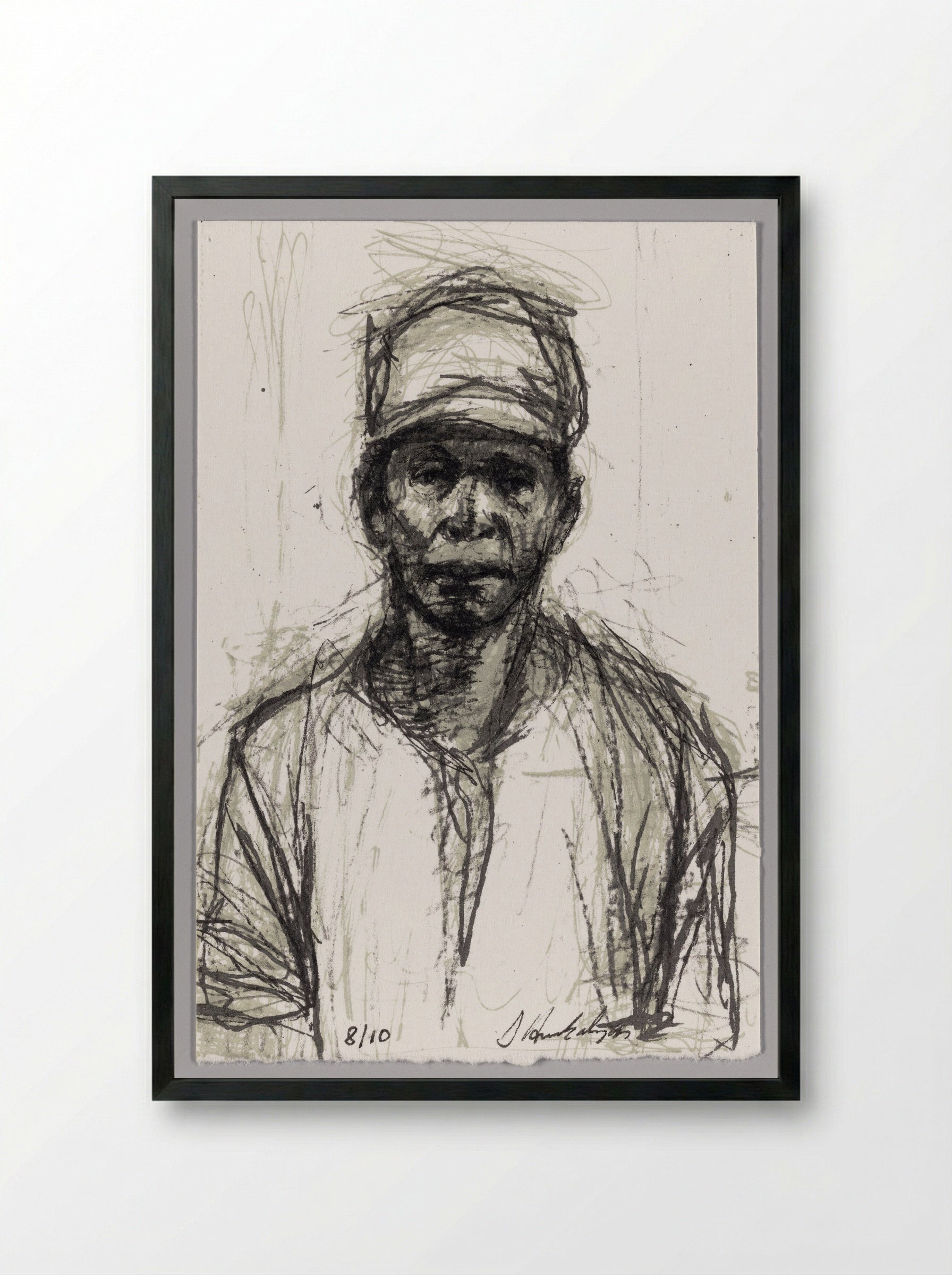 99% No. 95 - Sedrick Huckaby - Framed Print Black