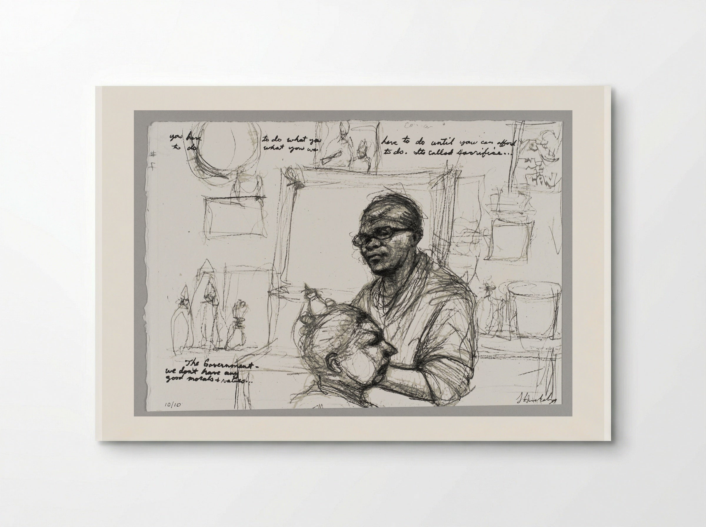 99% No. 64 Barber - Sedrick Huckaby - Poster