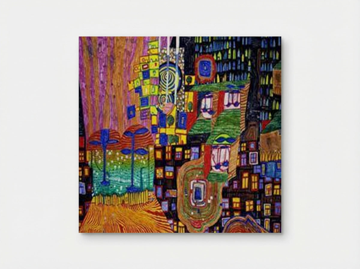 992 City View - Friedensreich Hundertwasser - Poster