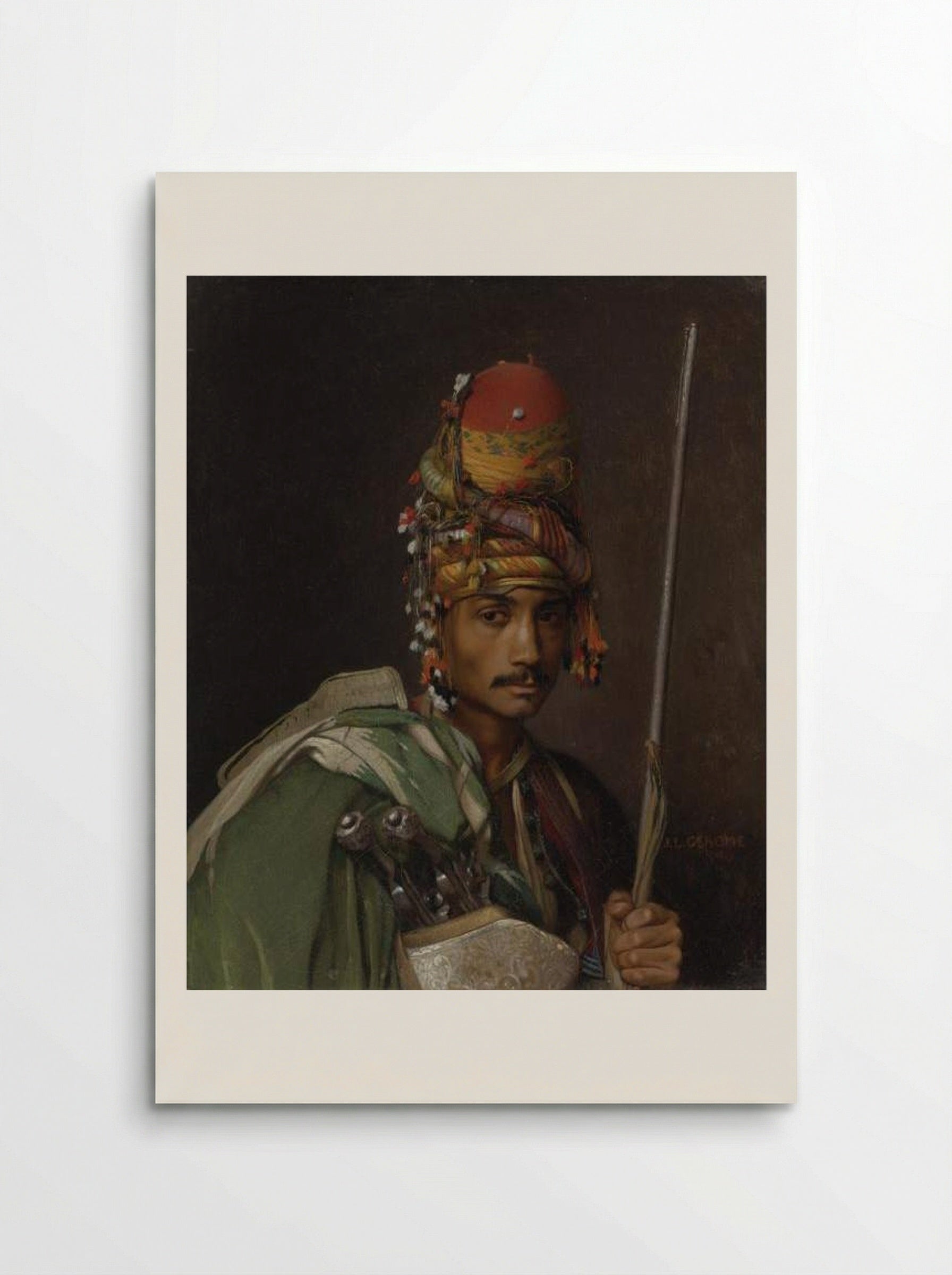 A Bashi Bazouk - Jean-Léon Gérôme - Poster