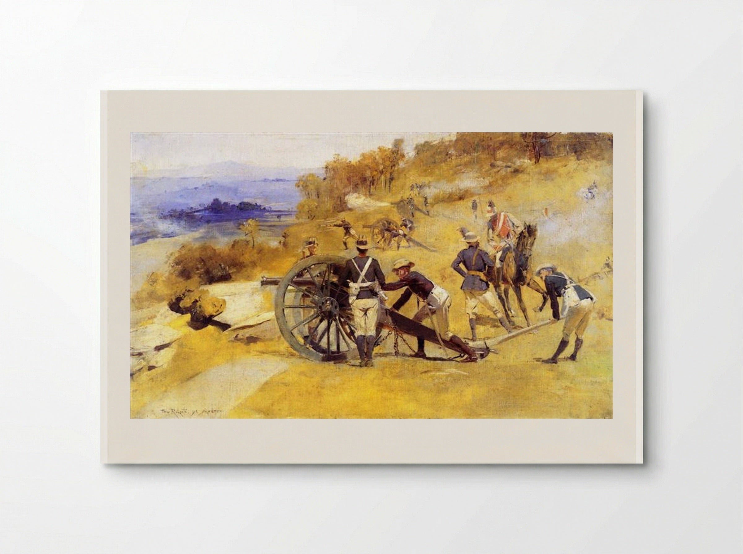 A Battery Field Artillery, New South Wales - Tom Roberts - Poster