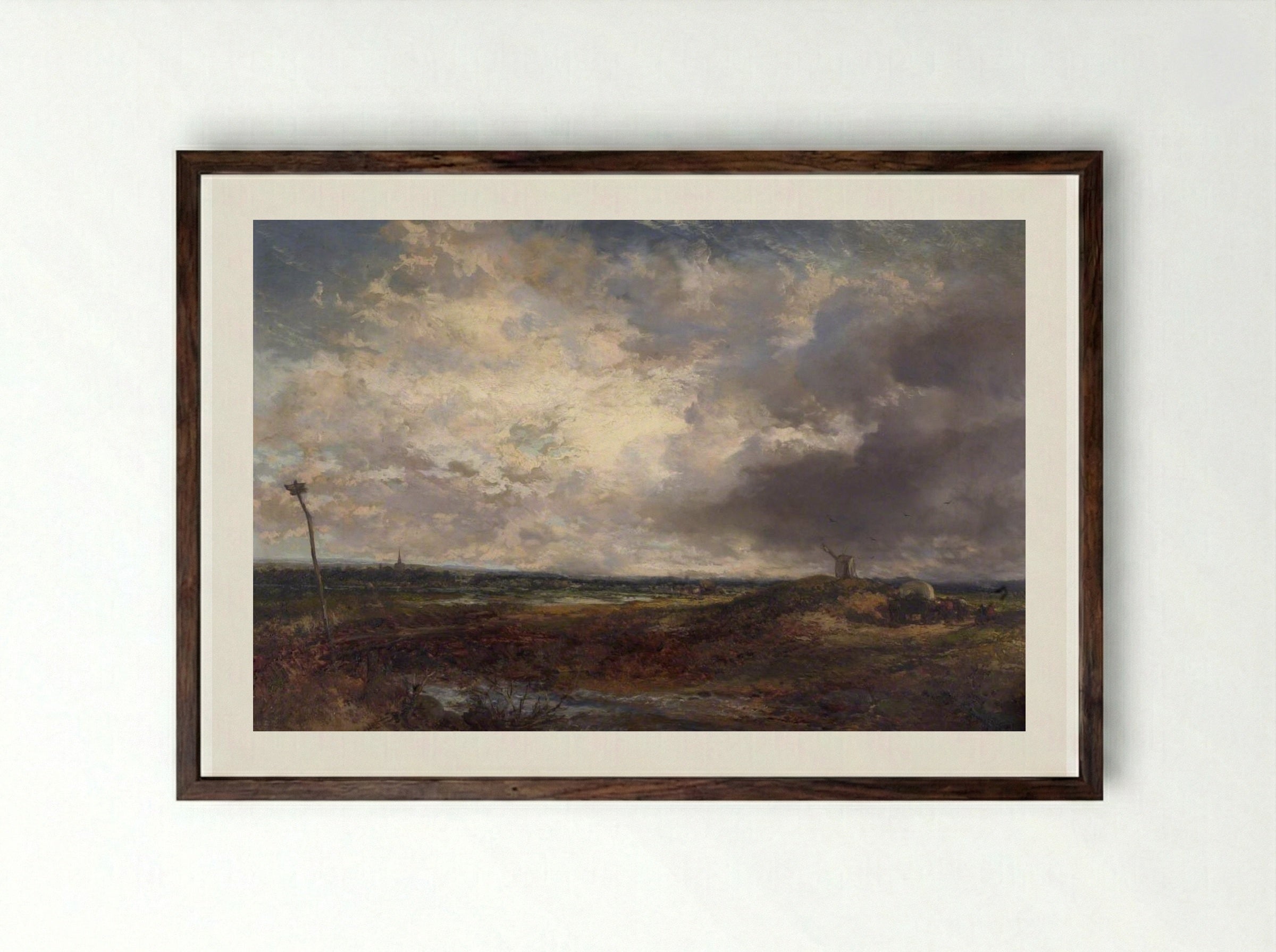 A Bit of Sussex - James Webb - Framed Print Dark Wood