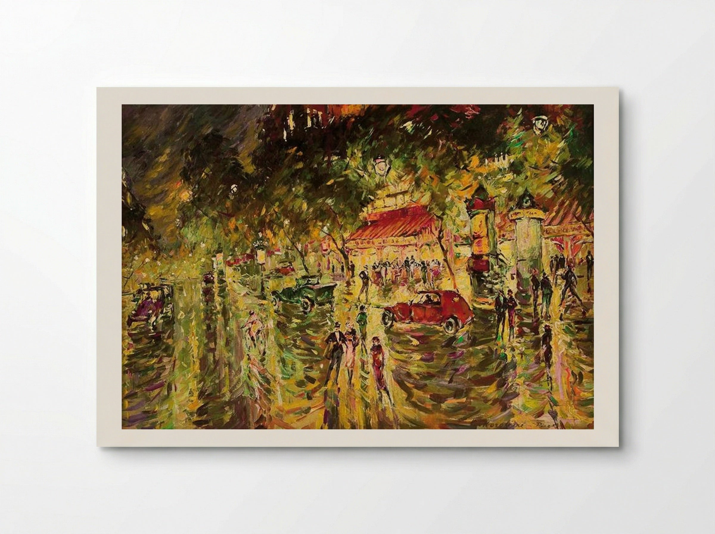 A Boulevard in Paris - Konstantin Korovin - Poster