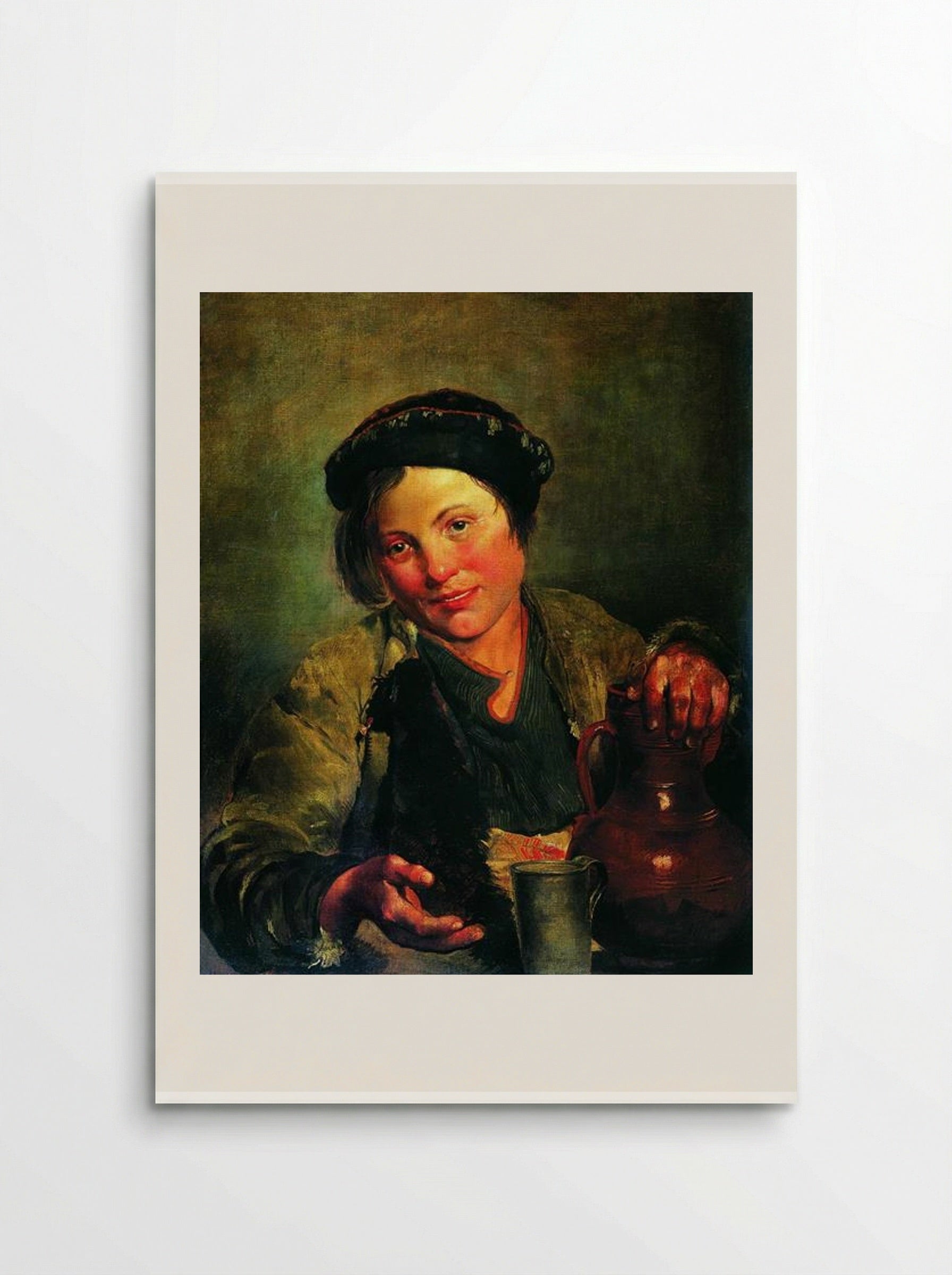 A Boy Selling Brew - Vladimir Makovsky - Poster