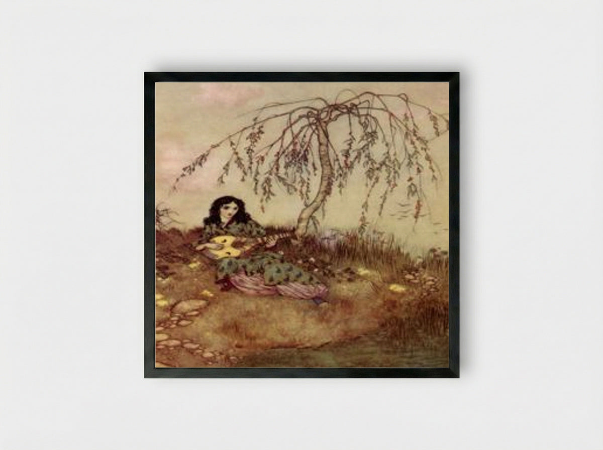 A Brave Heart (from Beauty and the Beast) - Eleanor Vere Boyle - Framed Print Black