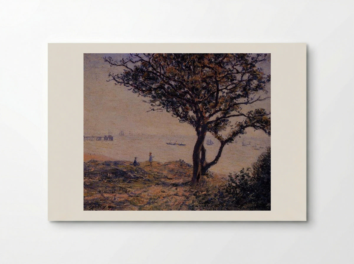 A Cardiff Shipping Lane - Alfred Sisley - Poster