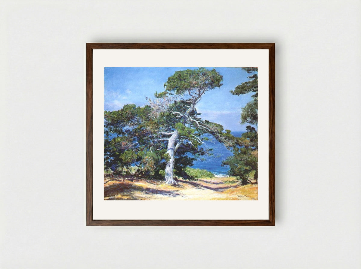 A Carmel Pine - Guy Rose - Framed Print Dark Wood