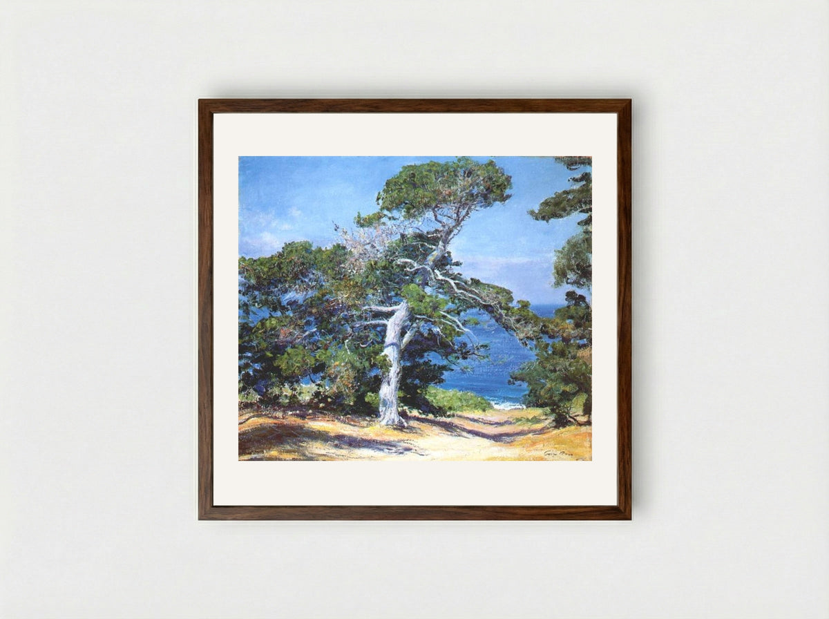 A Carmel Pine - Guy Rose - Framed Print Dark Wood