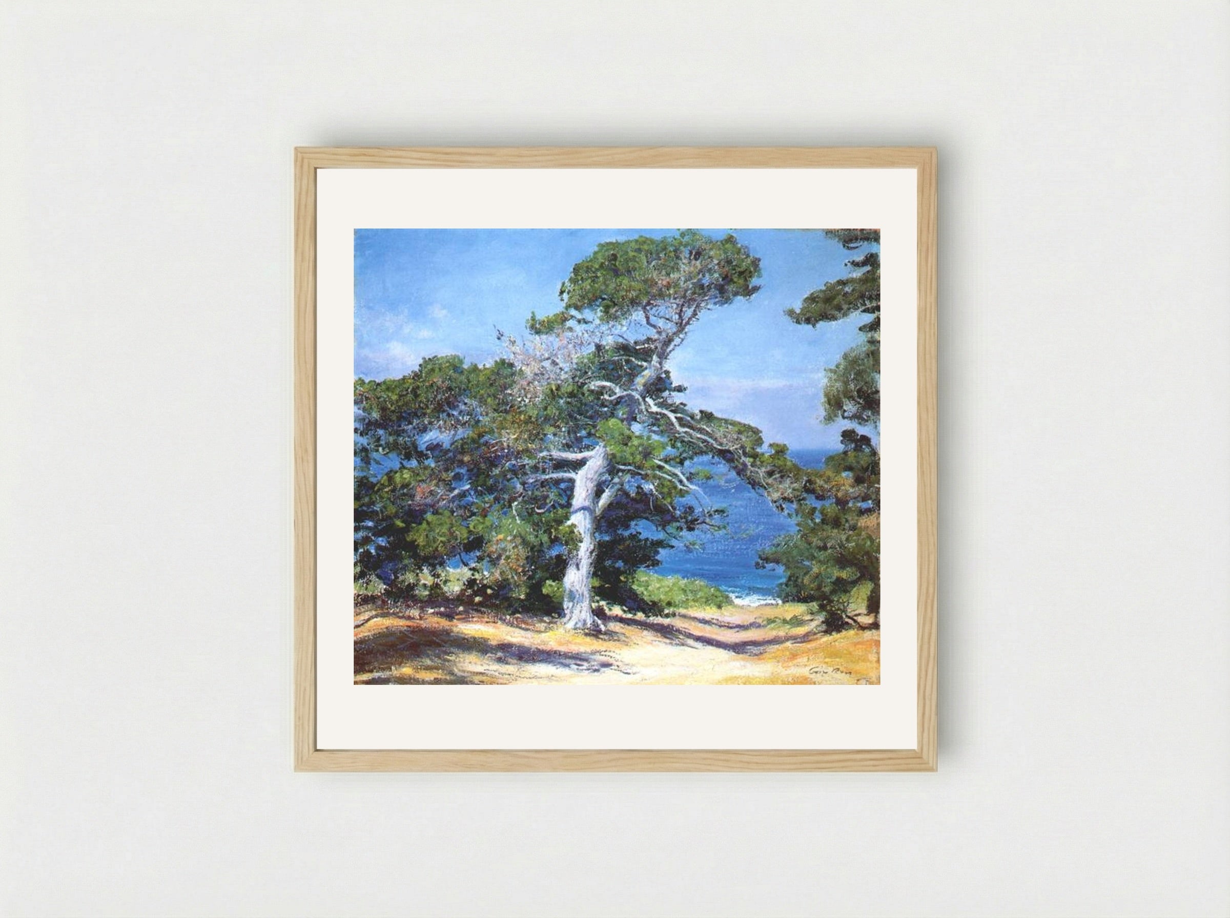 A Carmel Pine - Guy Rose - Framed Print Wood