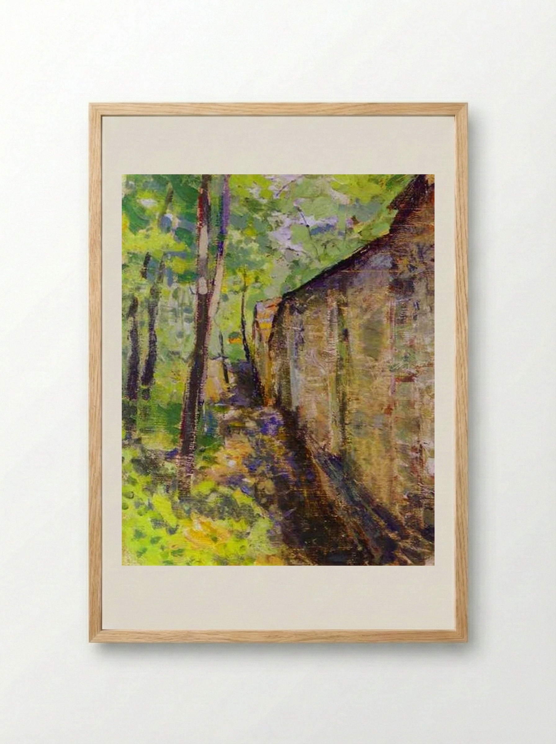 A Caucasian Study - Victor Borisov-Musatov - Framed Print Wood