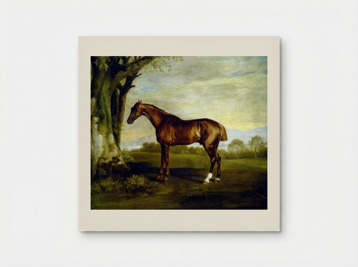 A Chestnut Racehorse - George Stubbs - Poster
