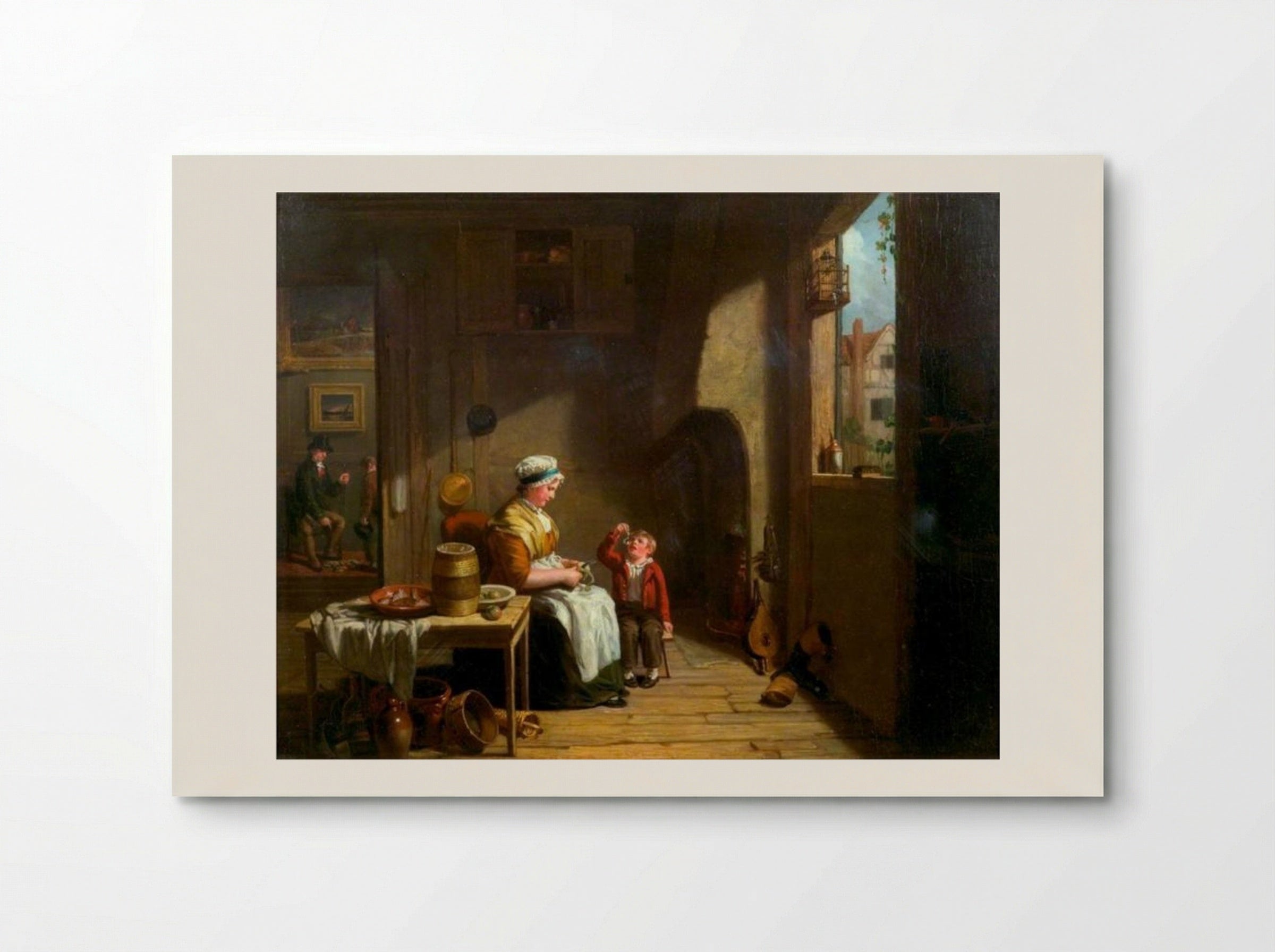A Country Kitchen - William Collins - Poster
