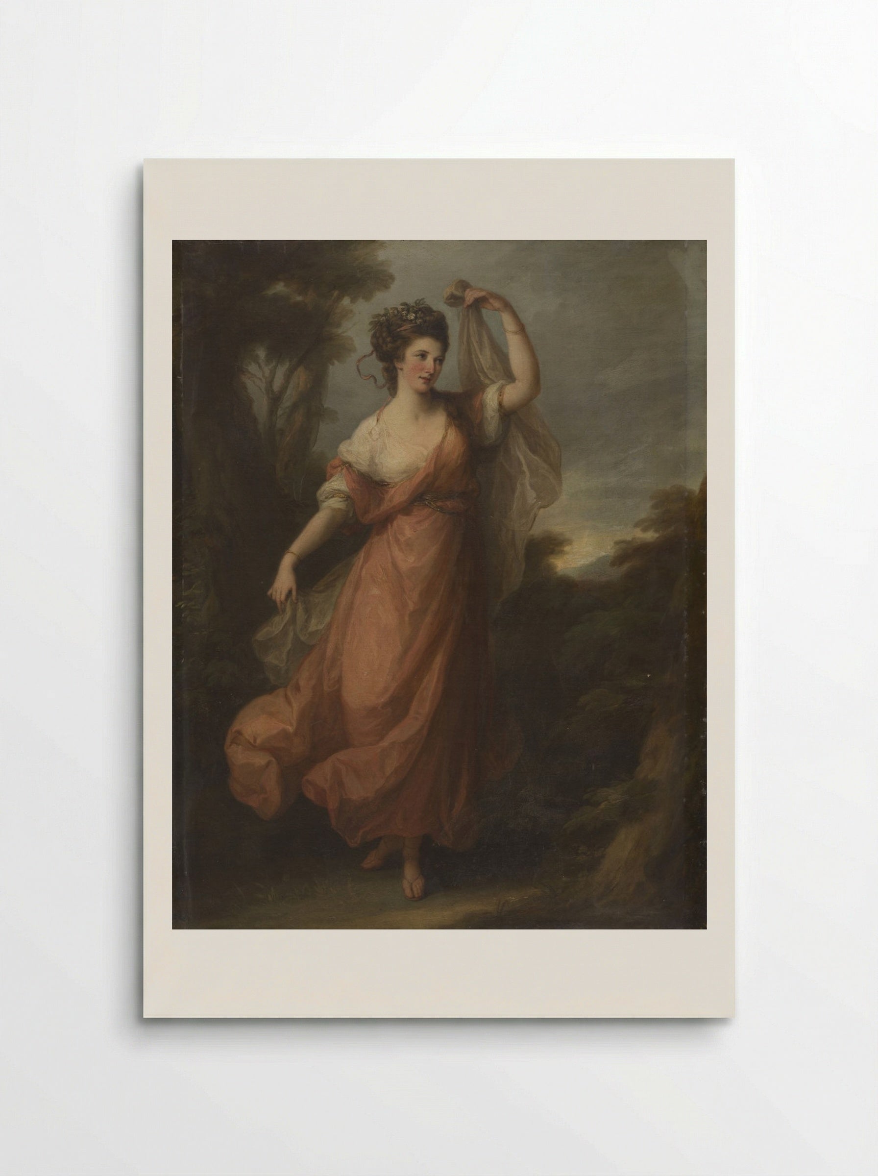 A Dancing Young Woman as Terpsichore - Angelica Kauffmann - Poster