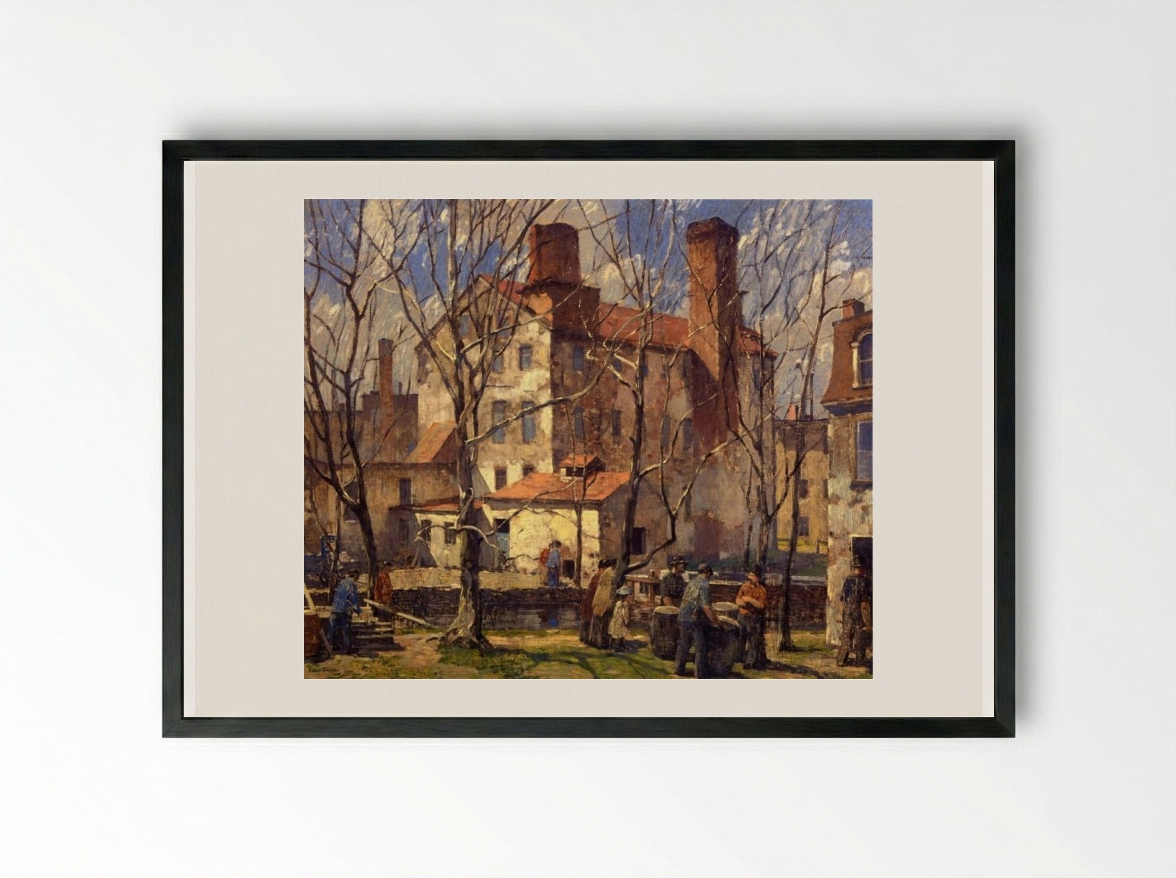 A Day in March - Robert Spencer - Framed Print Black