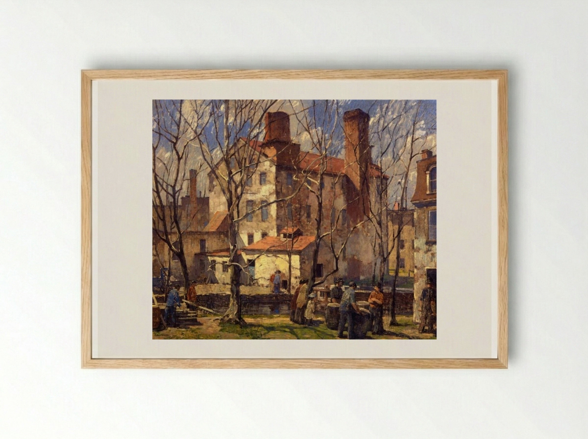 A Day in March - Robert Spencer - Framed Print Wood