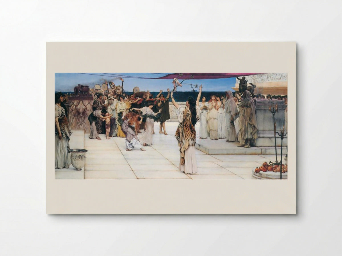 A Dedication to Bacchus - Sir Lawrence Alma-Tadema - Poster