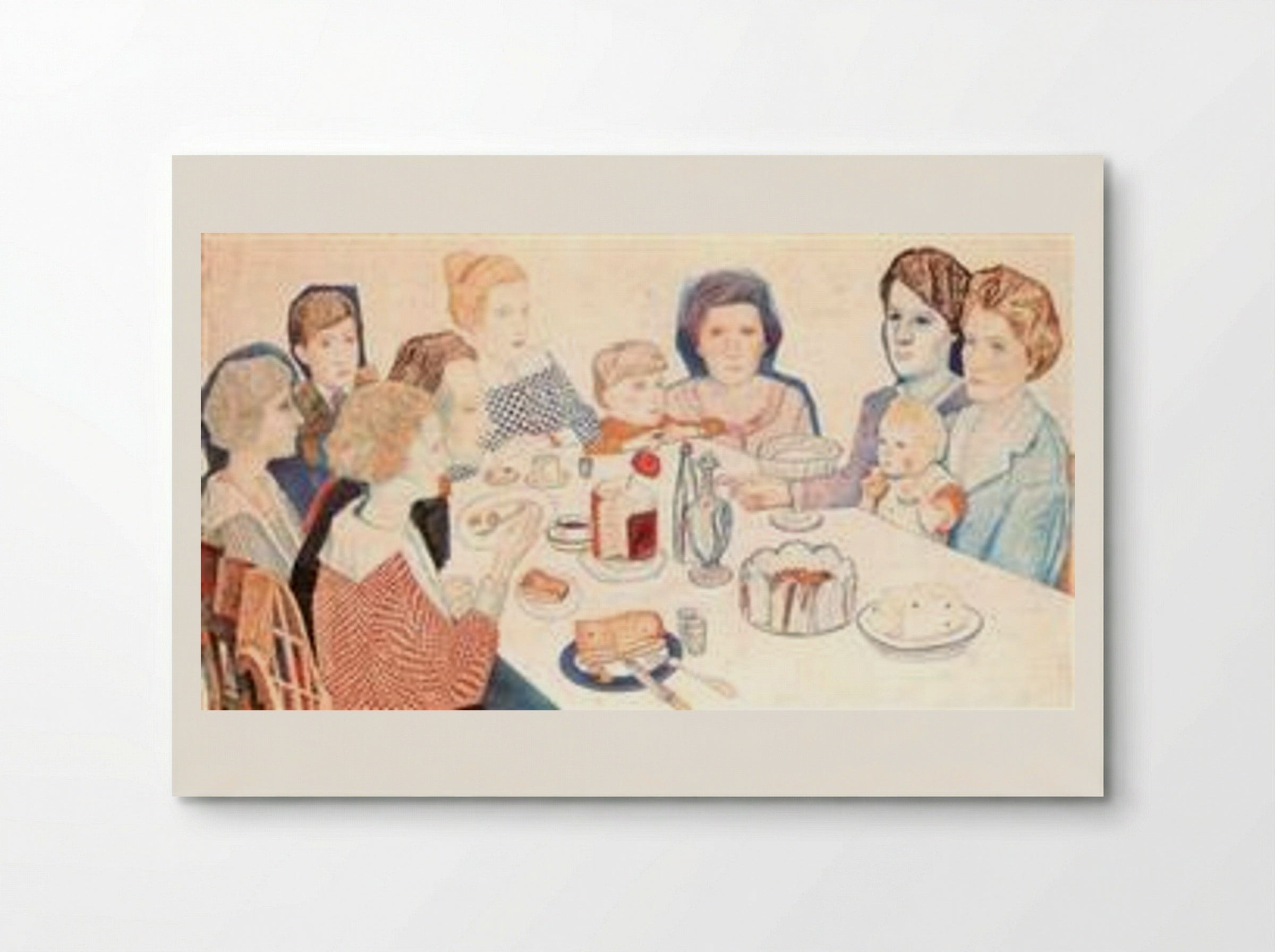 A Family Portrait - Pavel Filonov - Poster
