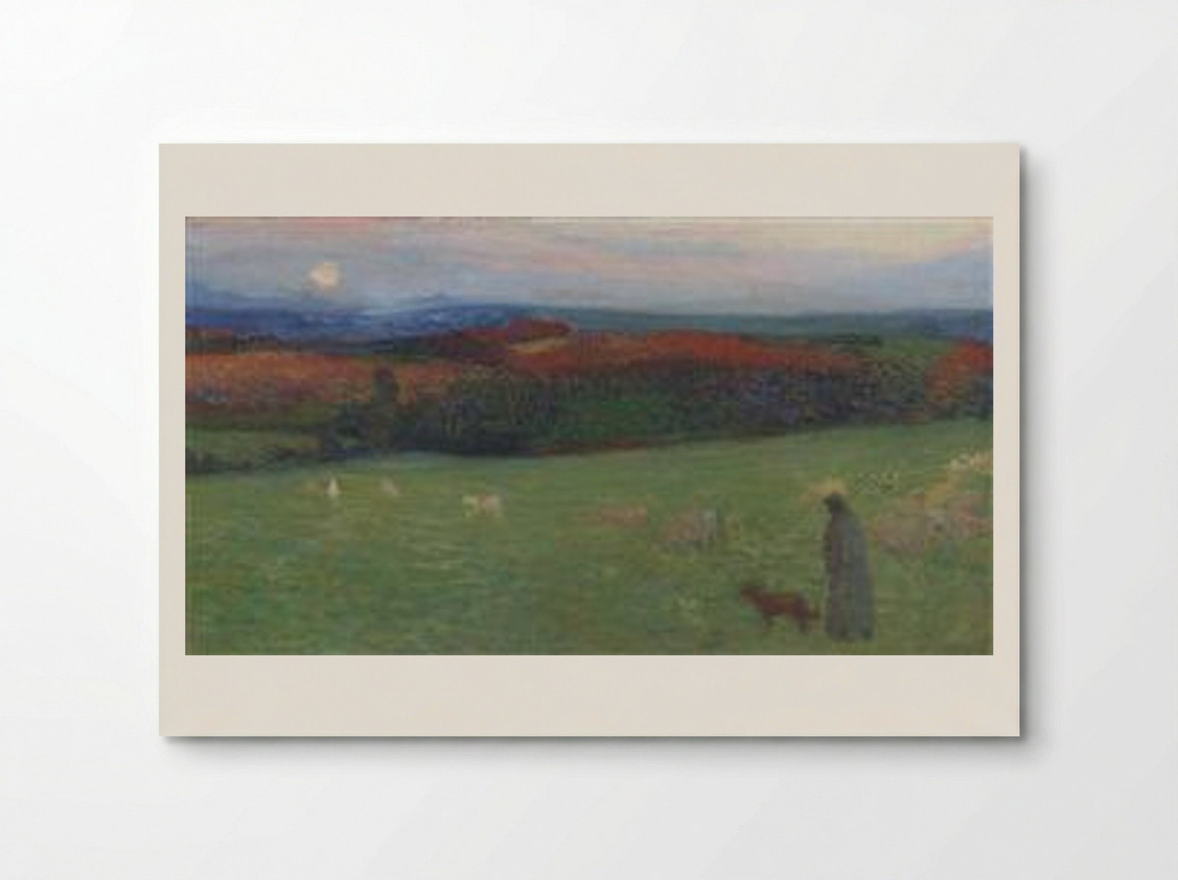 A Field with Figure - Henri Martin - Poster