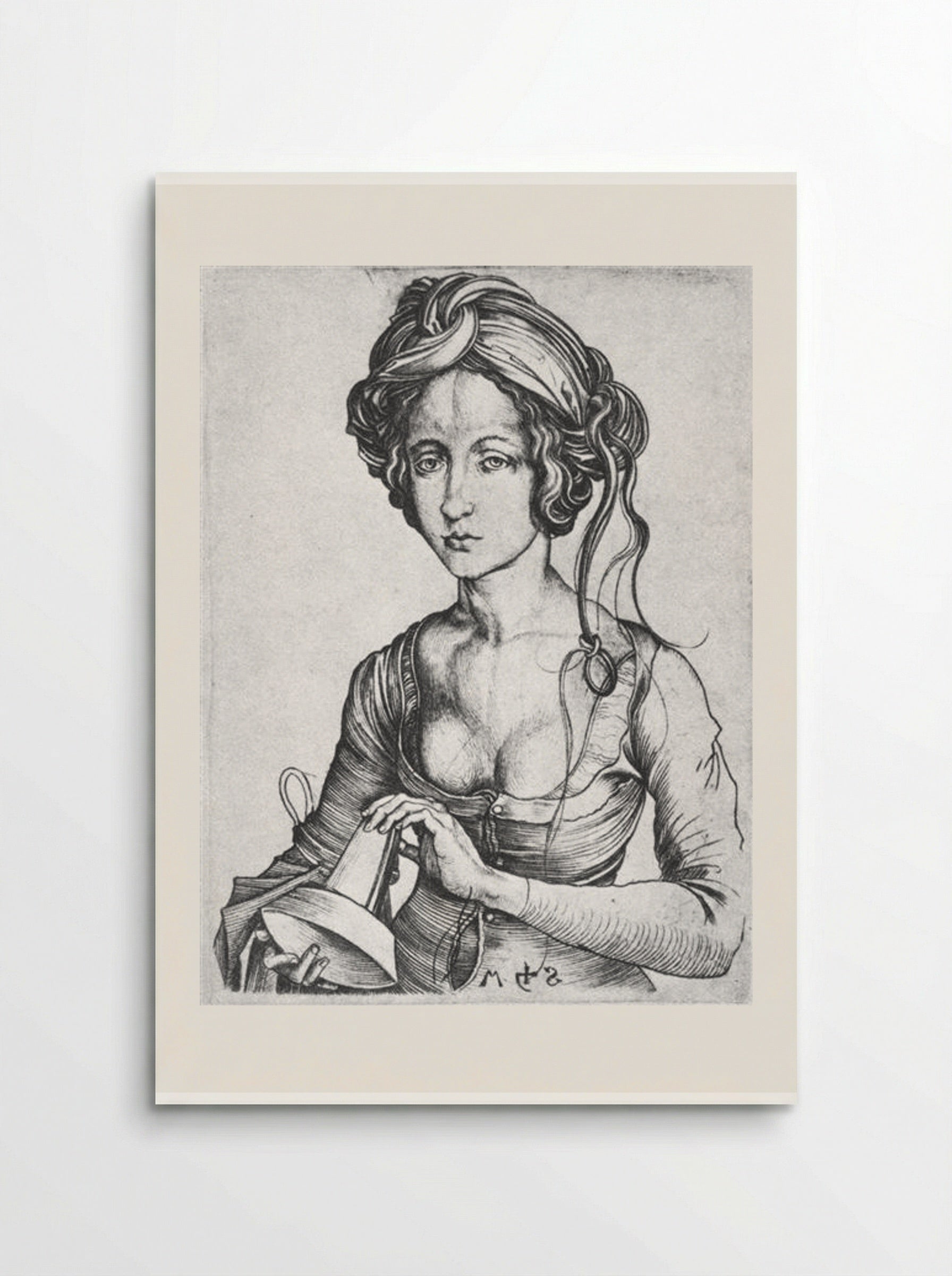 A Foolish Virgin - Martin Schongauer - Poster