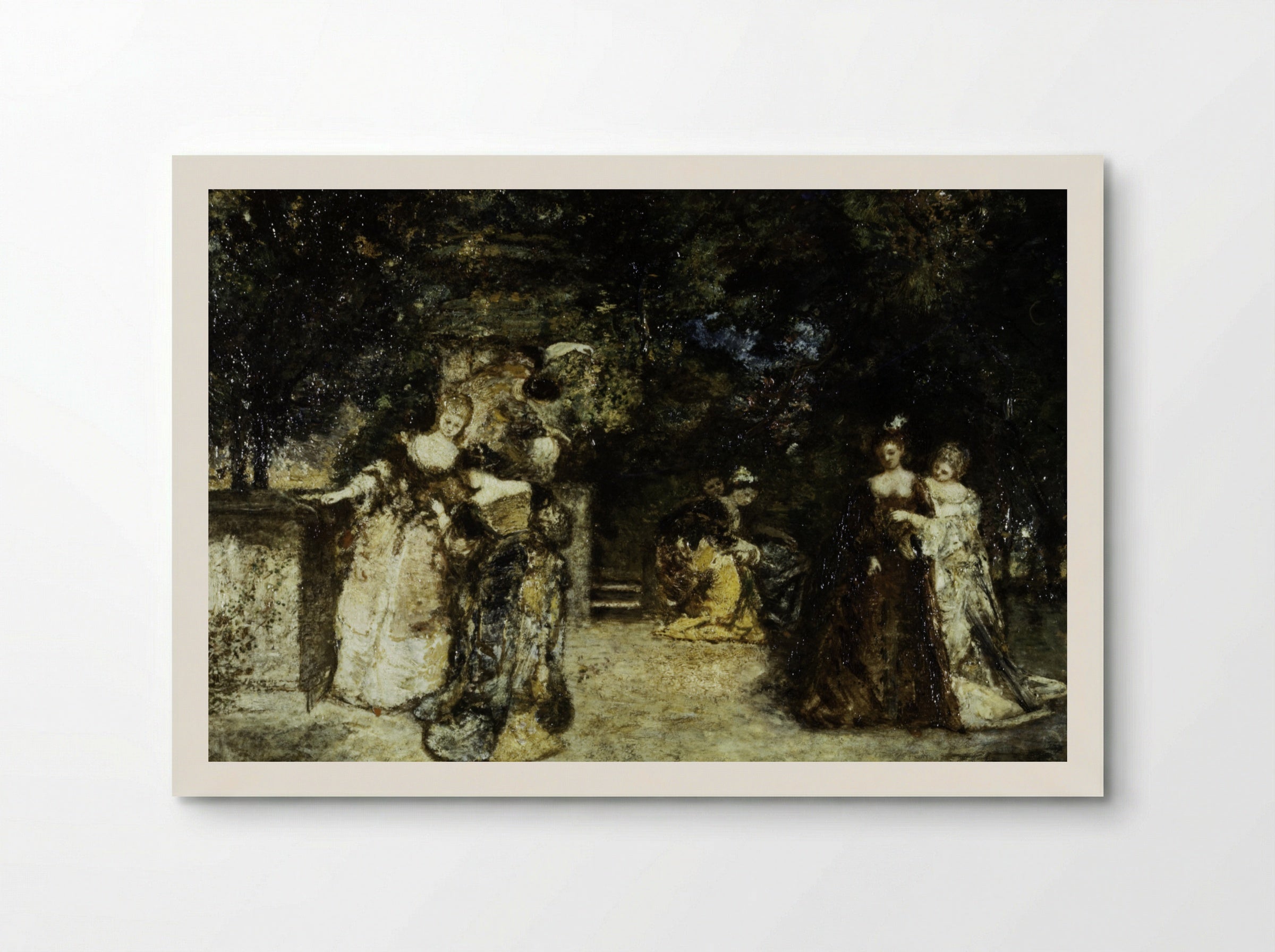 A Garden Party - Adolphe Monticelli - Poster