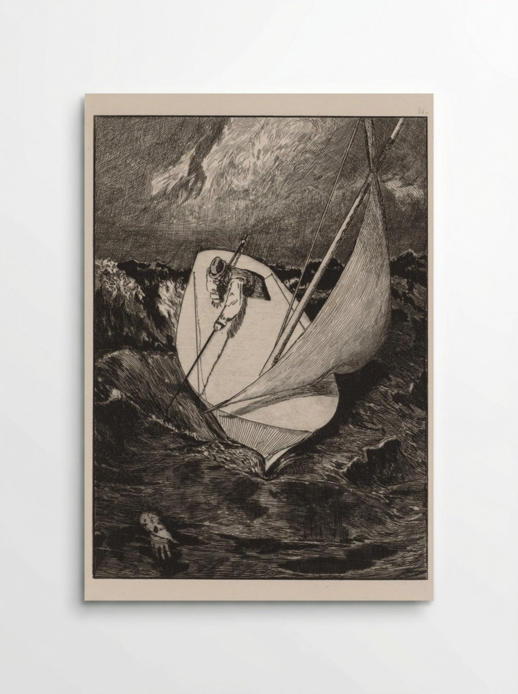 A Glove: The Rescue - Max Klinger - Poster