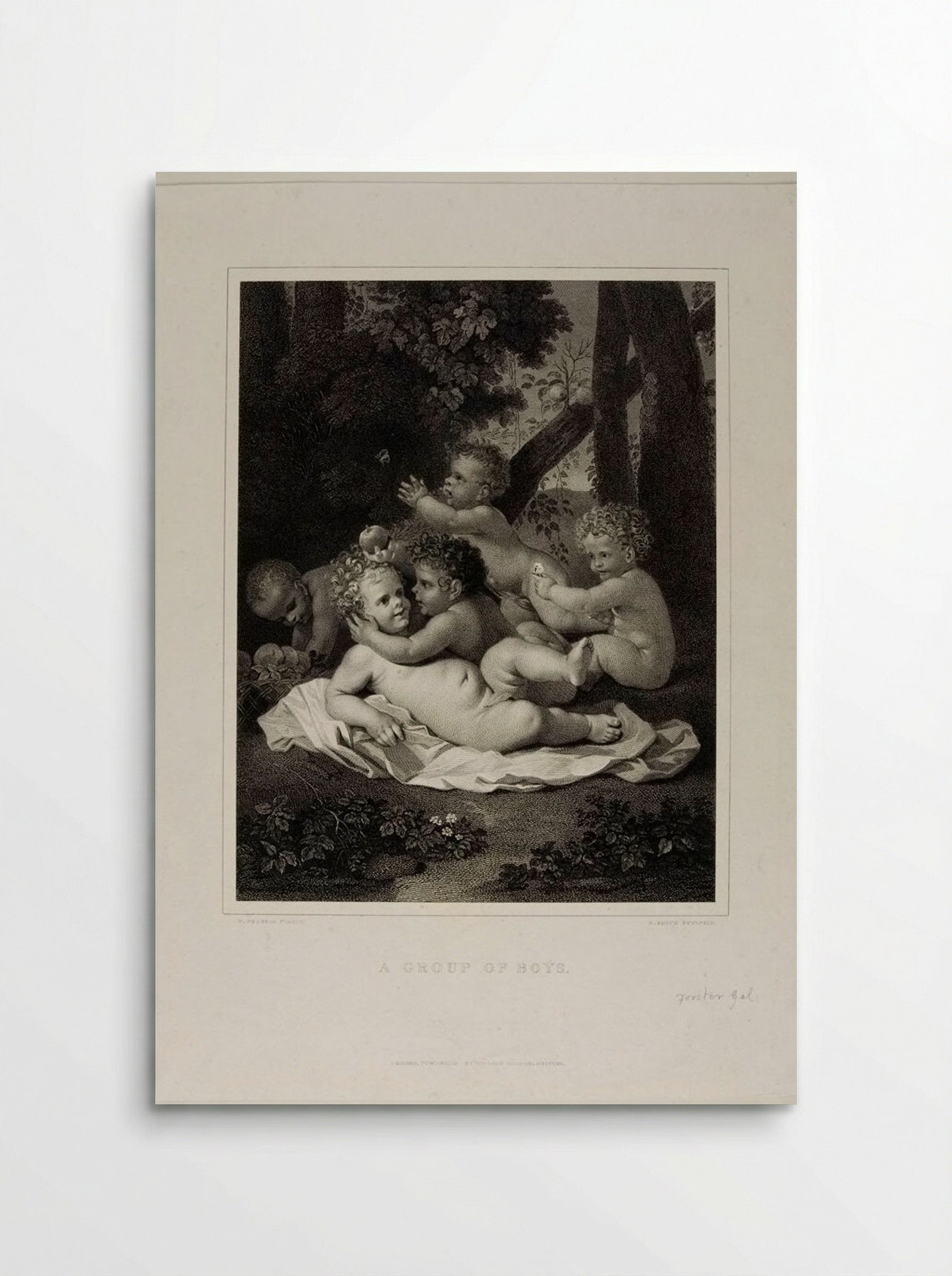 A Group of Boys - Edward Smith - Poster