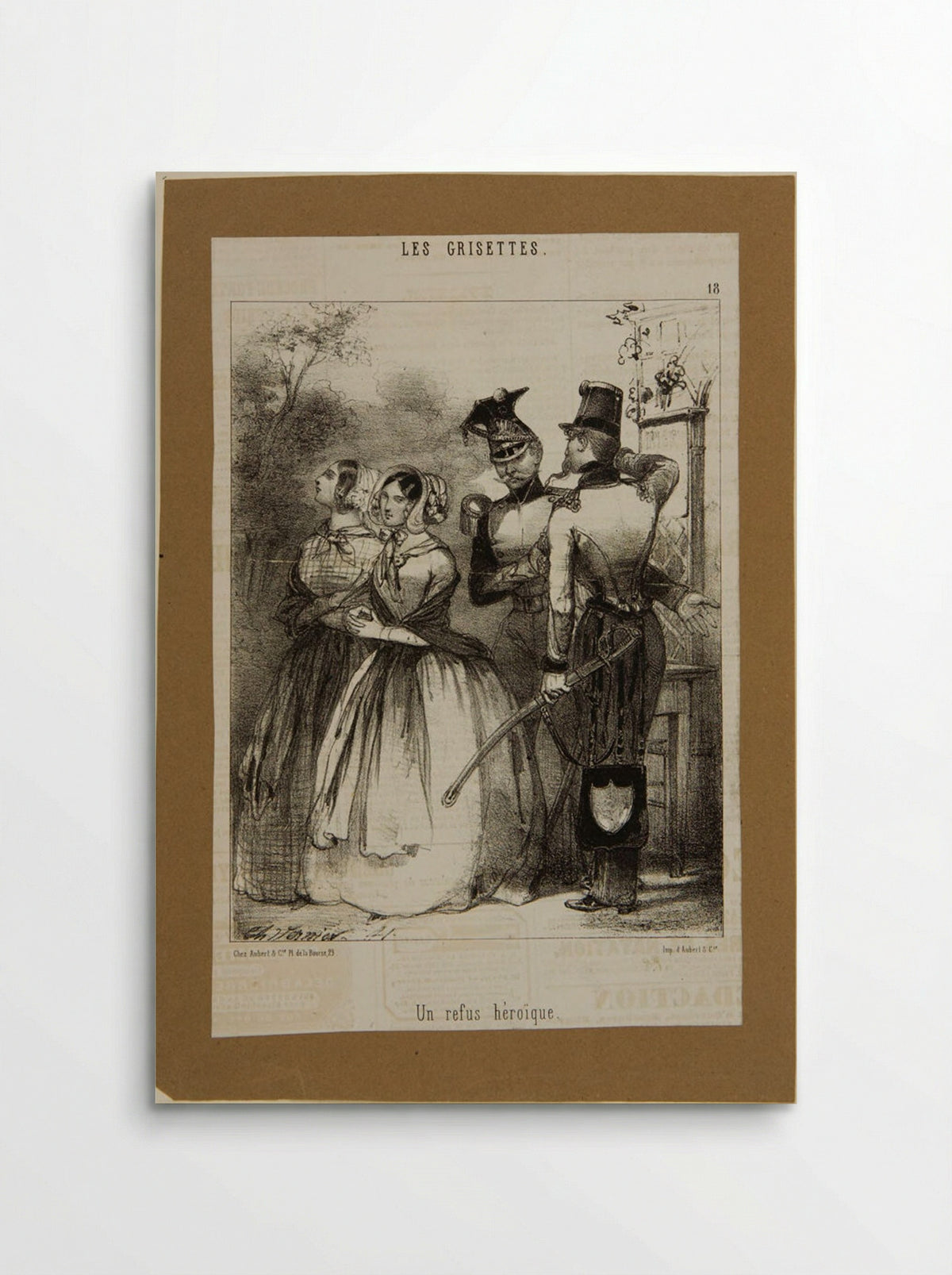 A Heroic Refusal - Charles Vernier - Poster