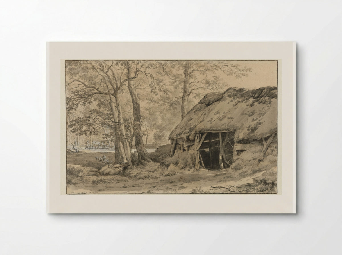 A Hut or Sheep Pen in the Woods - Adriaen van de Velde - Poster