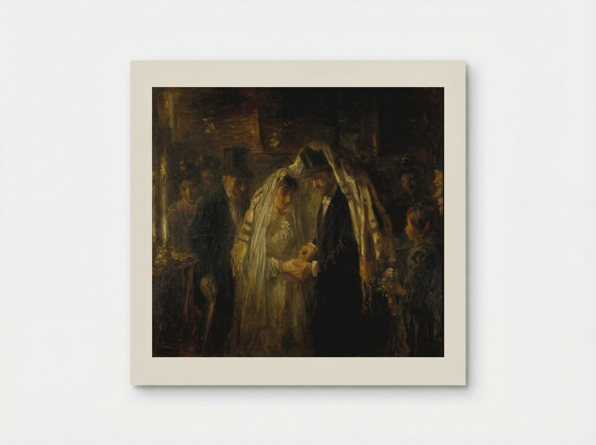 A Jewish Wedding - Jozef Israëls - Poster