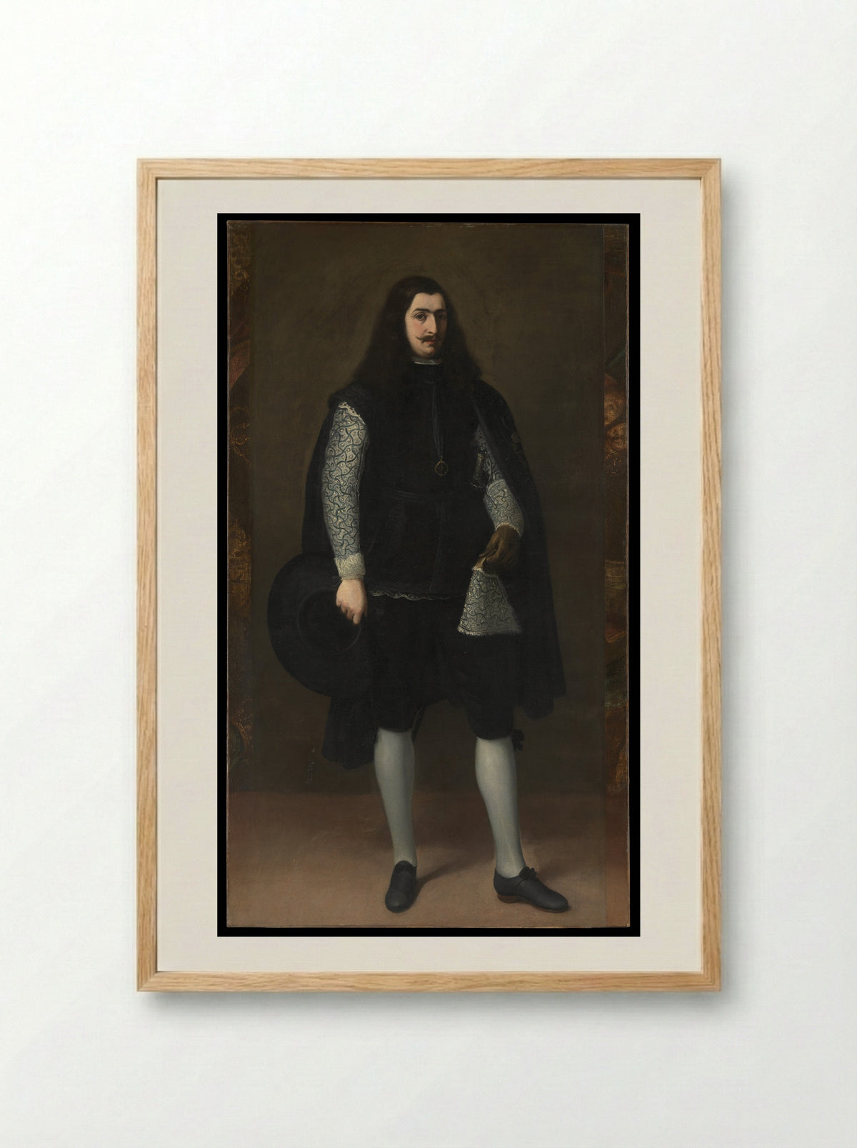 A Knight of Alcántara or Calatrava - Bartolomé Esteban Murillo - Framed Print Wood
