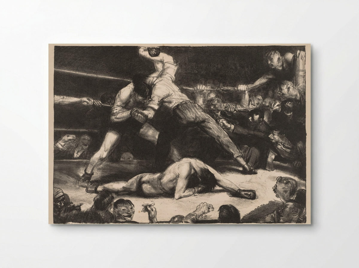 A Knockout - George Bellows - Poster