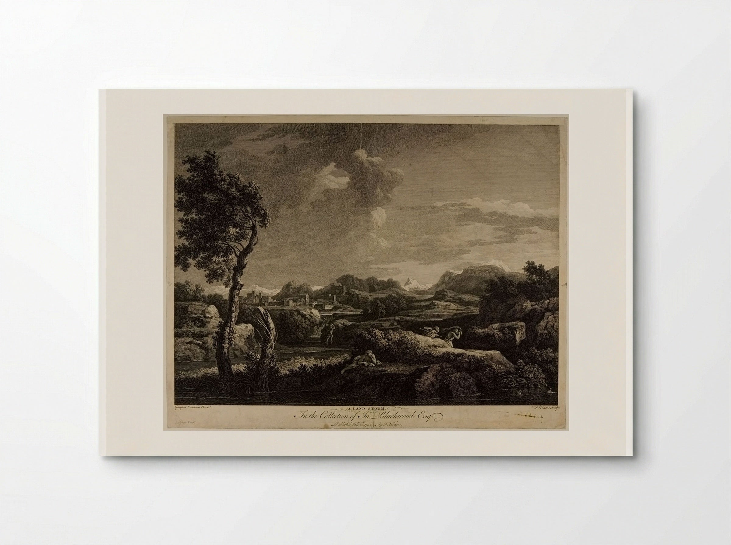 A Land Storm - François Vivares - Poster
