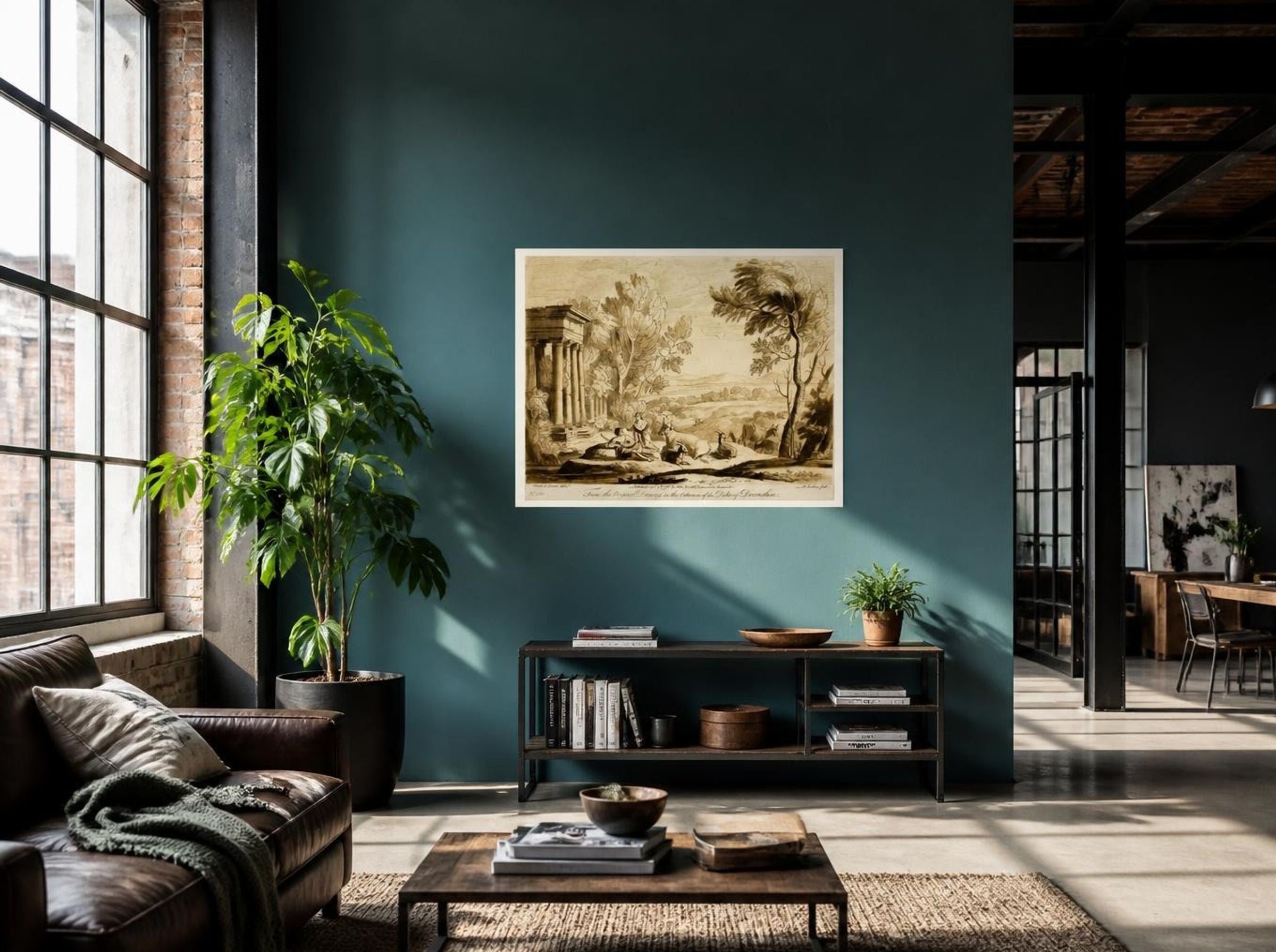 A Landscape, with the Story of Mercury Charming Argus Asleep with His Pipe - Richard Earlom - Lifestyle
