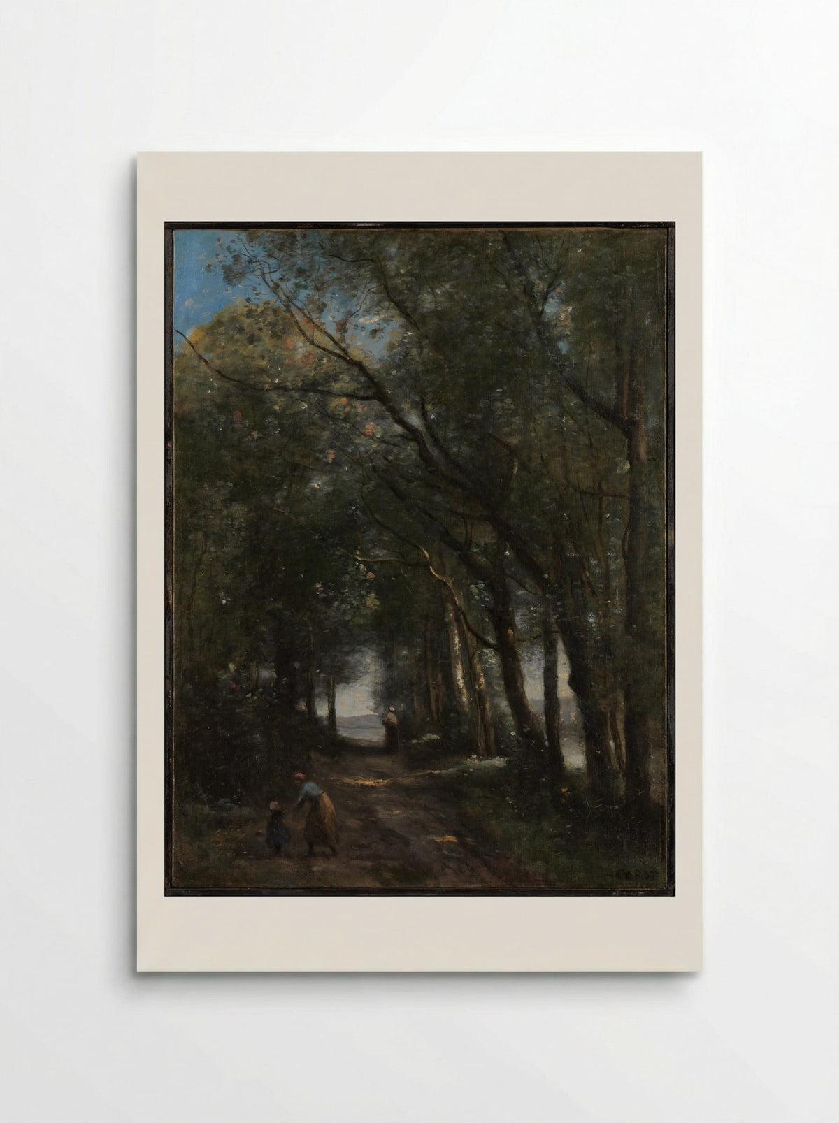 A Lane through the Trees - Camille Corot - Poster