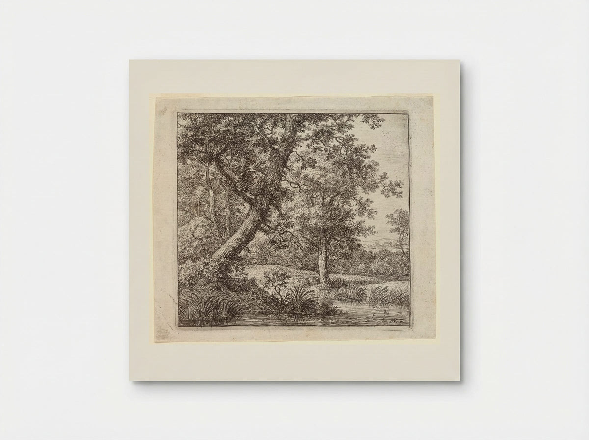 A Leaning Tree - Anthonie Waterloo - Poster