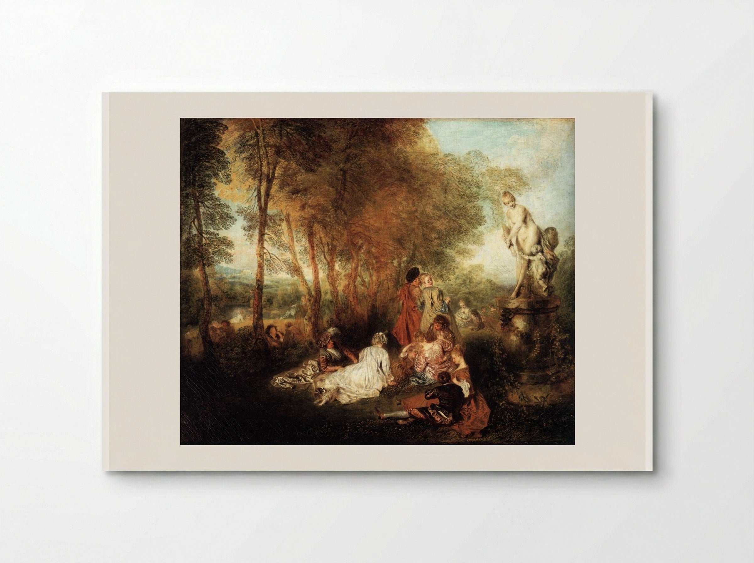 A Love Festival - Antoine Watteau - Poster