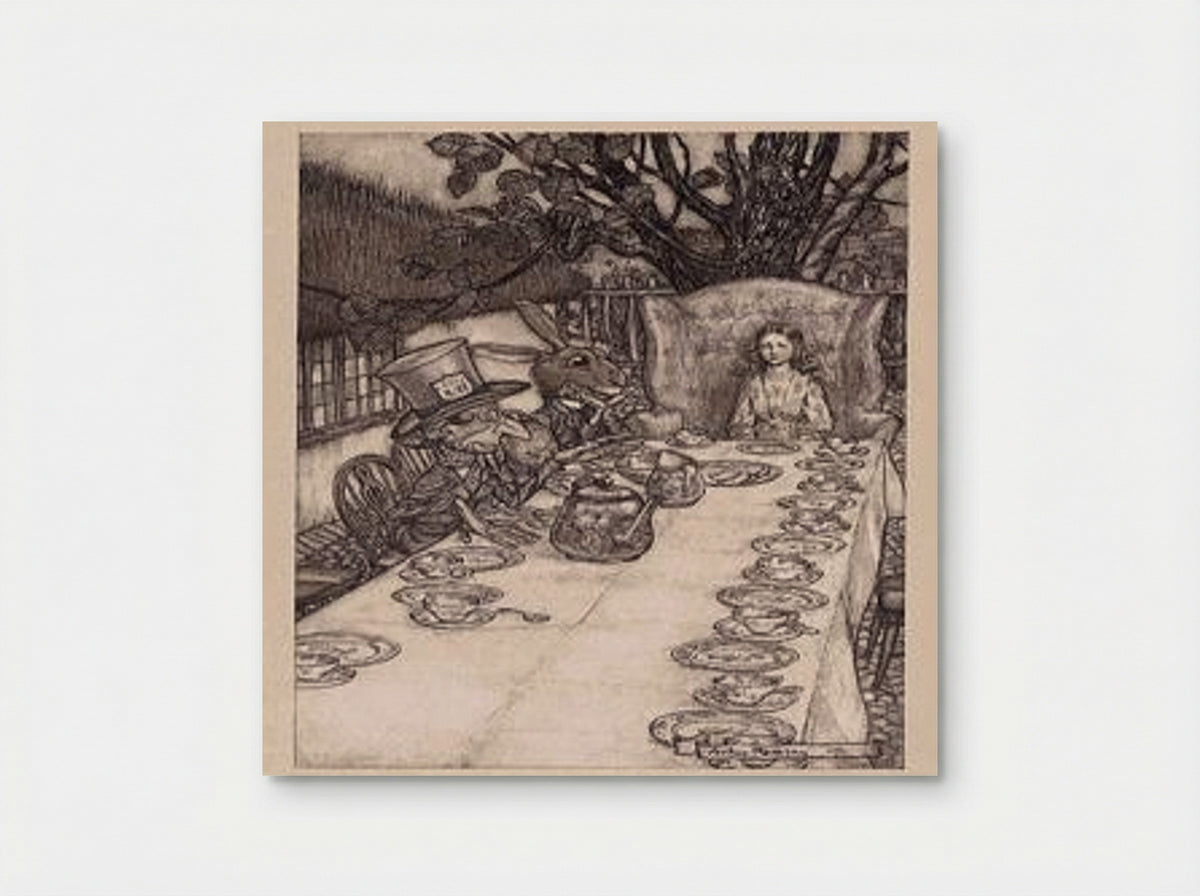 A Mad Tea Party - Arthur Rackham - Poster