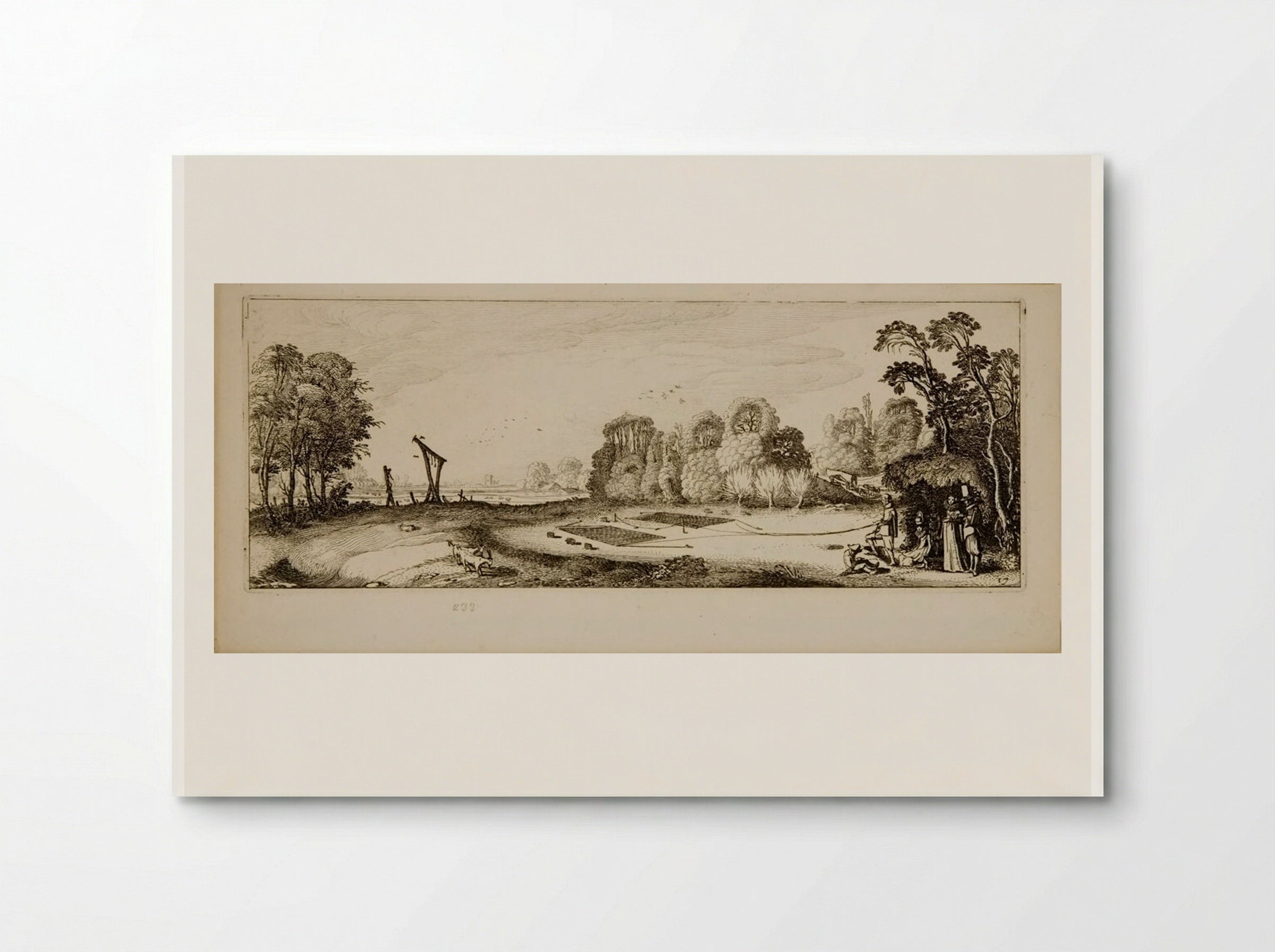 A Man Netting Birds - Jan van de Velde II - Poster