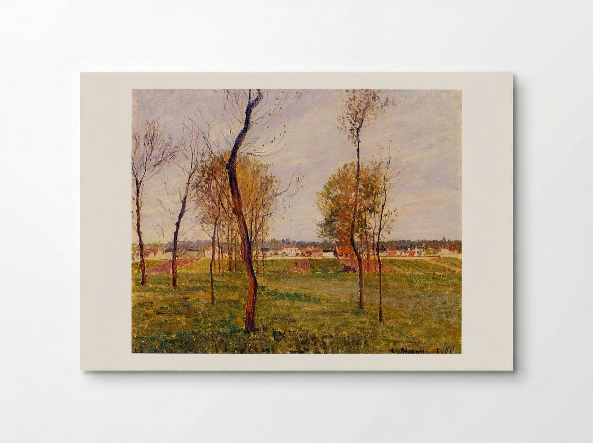 A Meadow in Moret - Camille Pissarro - Poster