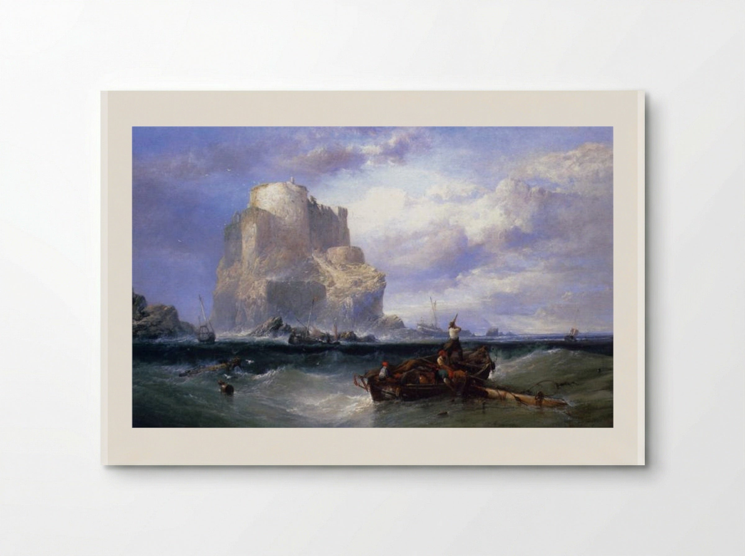 A Mediterranean Port - James Webb - Poster