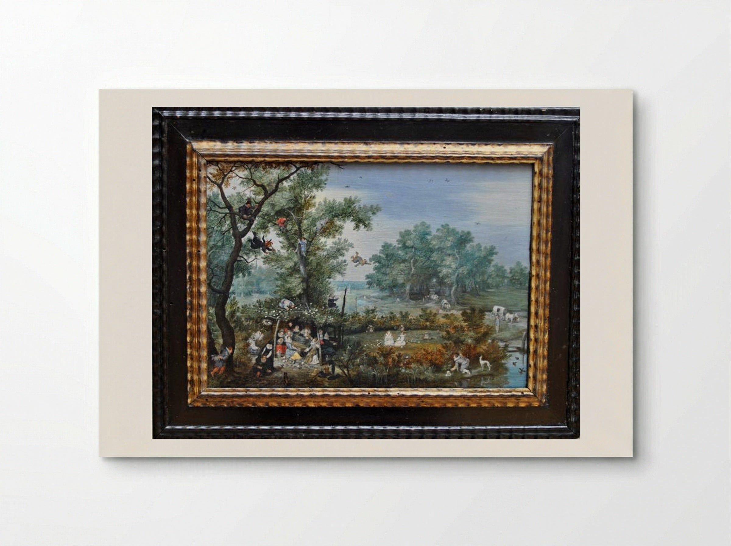 A Merry Company in an Arbor - Adriaen van de Venne - Poster