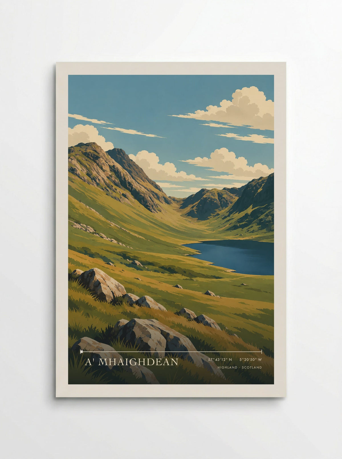 A' Mhaighdean, Highland | Travel Poster - Poster