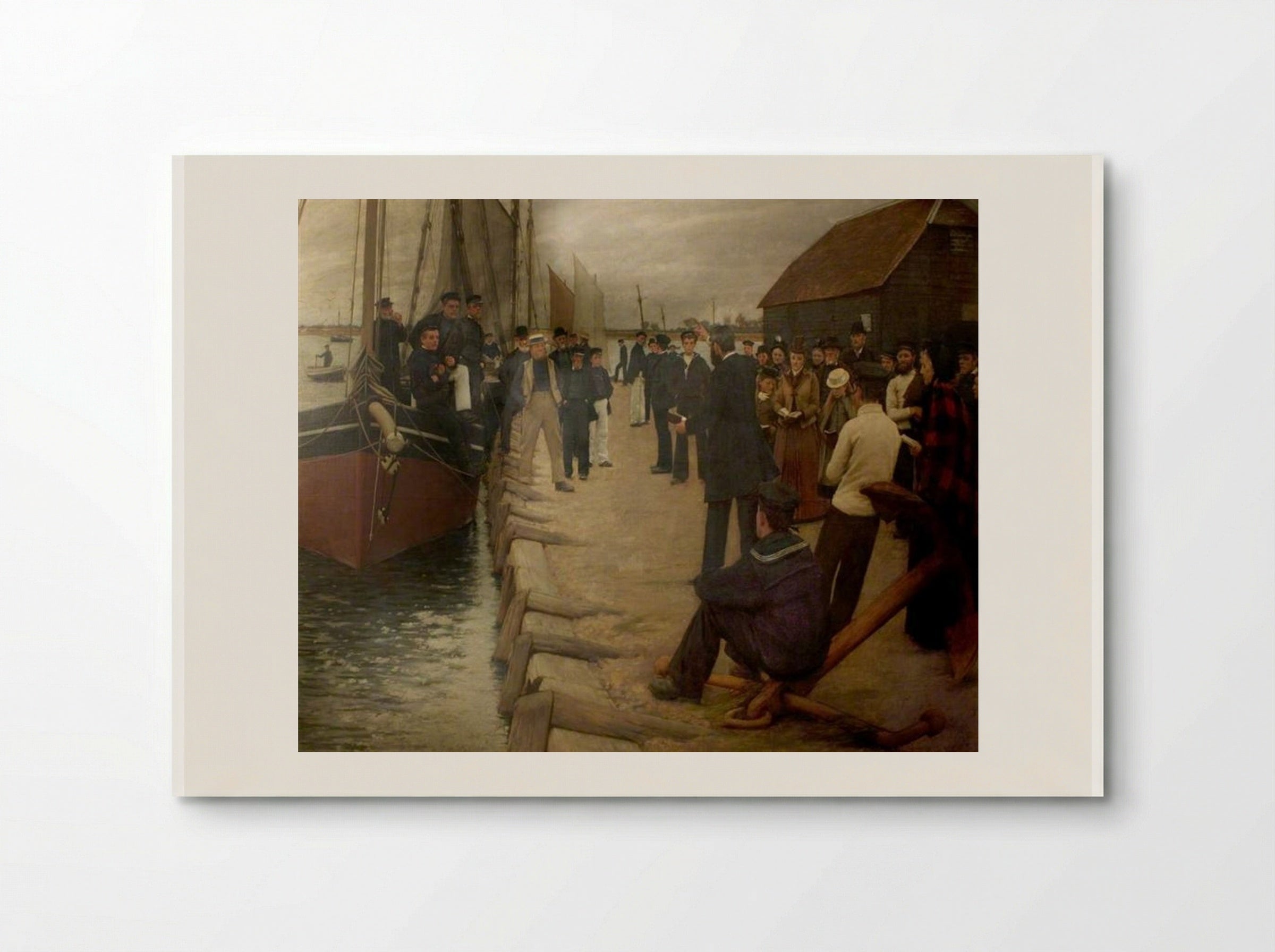 A Mission to Seamen - Henry Herbert La Thangue - Poster